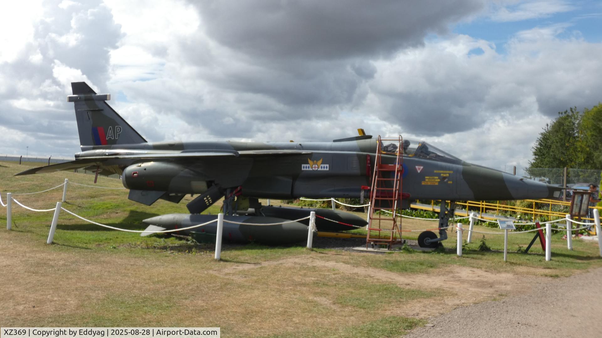 XZ369, 1976 Sepecat Jaguar GR.1A C/N S.136, East Midlands Aeropark