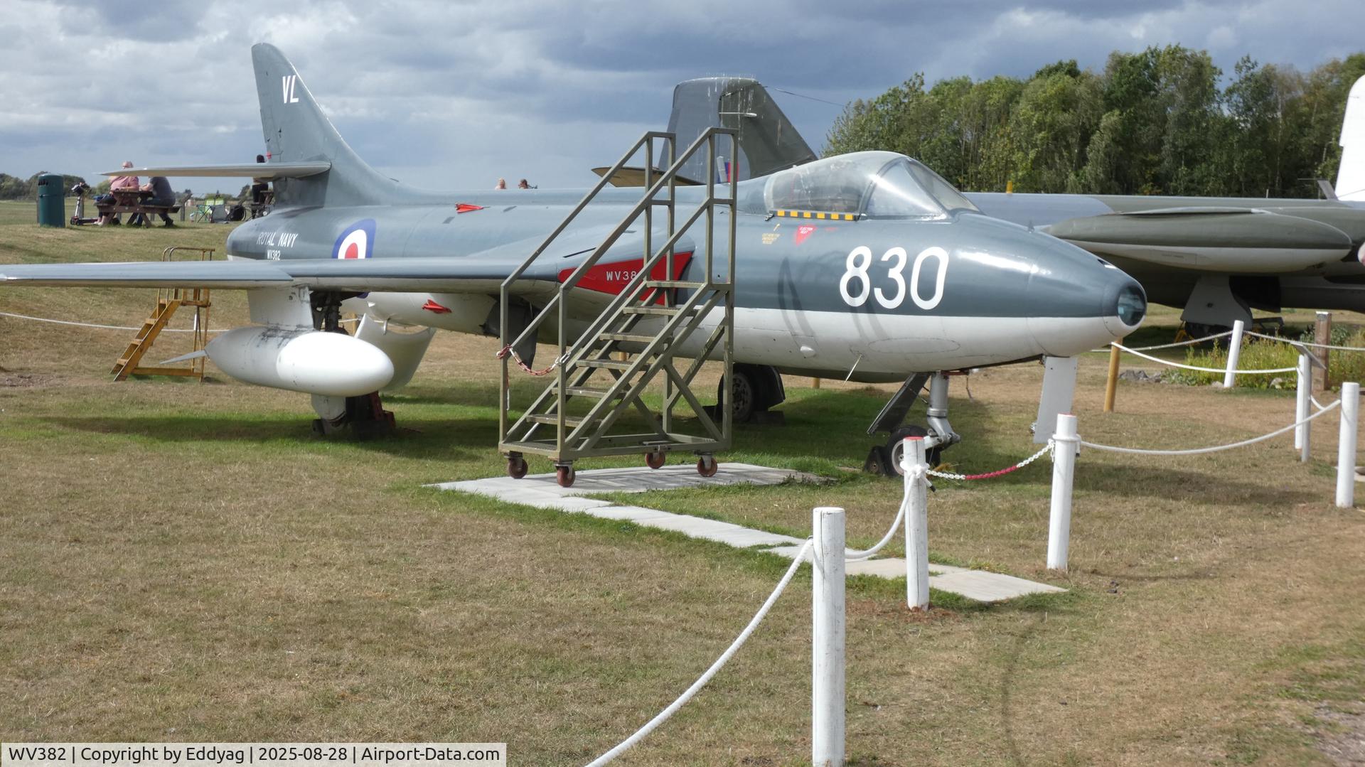 WV382, 1955 Hawker Hunter GA.11 C/N 41H-670828, East Midlands Aeropark