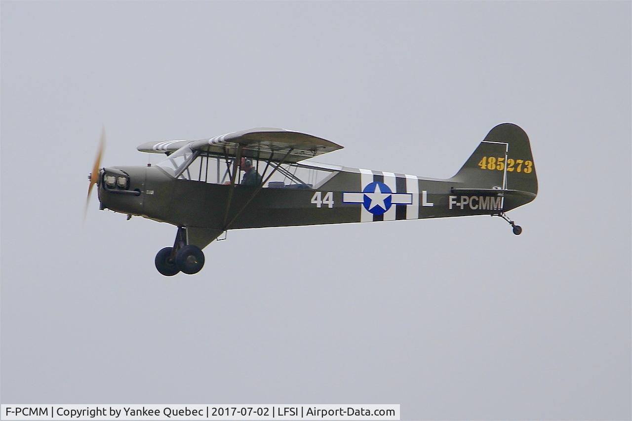 F-PCMM, Piper J3C-65D Cub Cub C/N S1, Piper J3C-65D Cub, On display, St Dizier-Robinson Air Base 113 (LFSI)