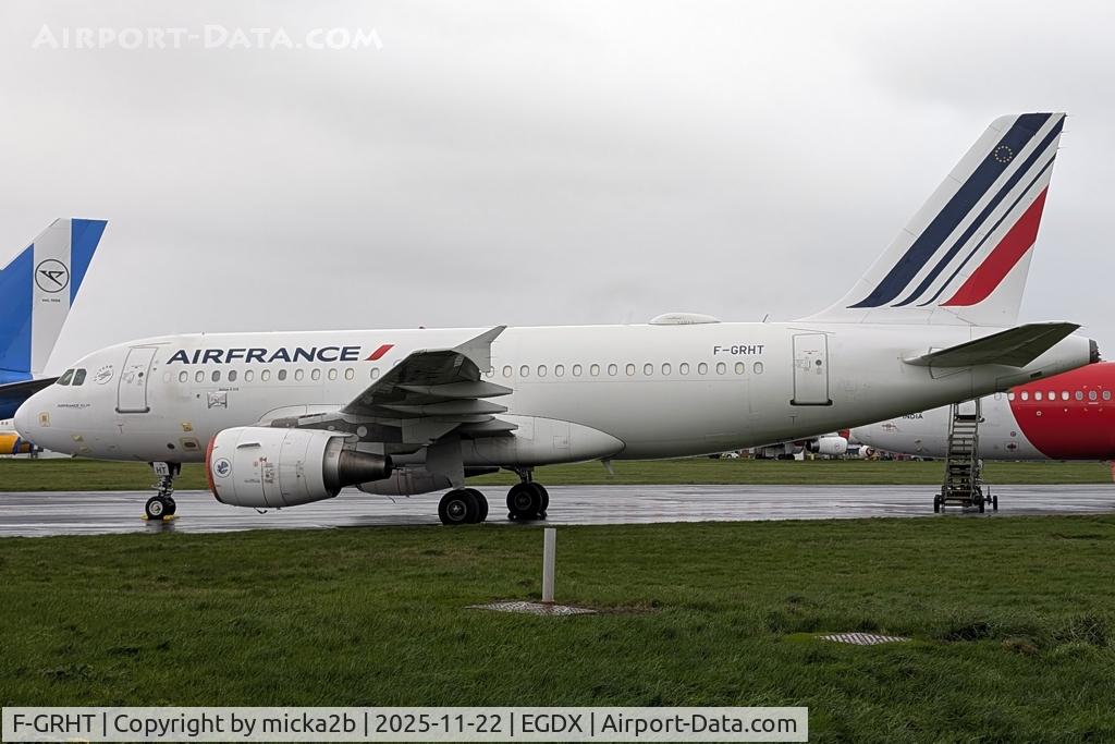 F-GRHT, 2001 Airbus A319-111 C/N 1449, Stocked