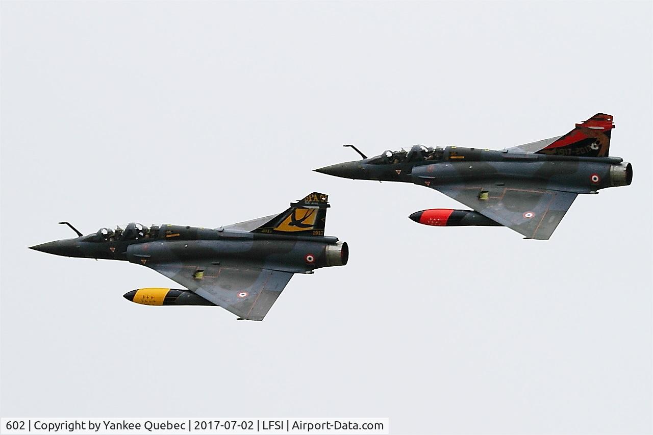 602, Dassault Mirage 2000D C/N 393, Dassault Mirage 2000D, On display, St Dizier-Robinson Air Base 113 (LFSI)