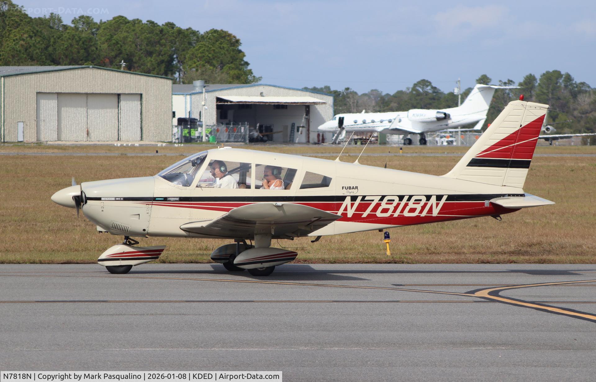 N7818N, 1968 Piper PA-28-180 Cherokee C/N 28-5270, Piper PA-28-180