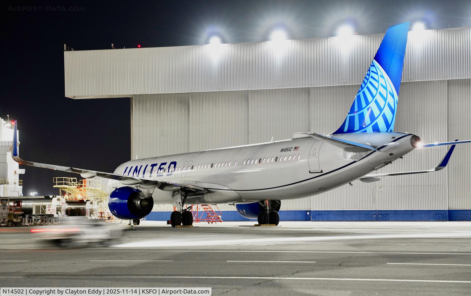 N14502, 2023 Airbus A321-271NX C/N 11598, SFO 2025