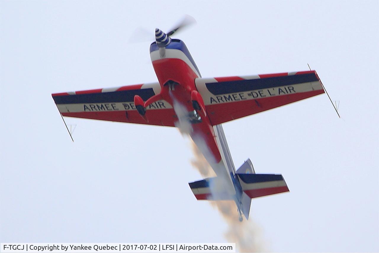 F-TGCJ, Extra EA-330SC C/N 05, Extra 330SC, French Air Force aerobatic team, On display, St Dizier-Robinson Air Base 113 (LFSI)