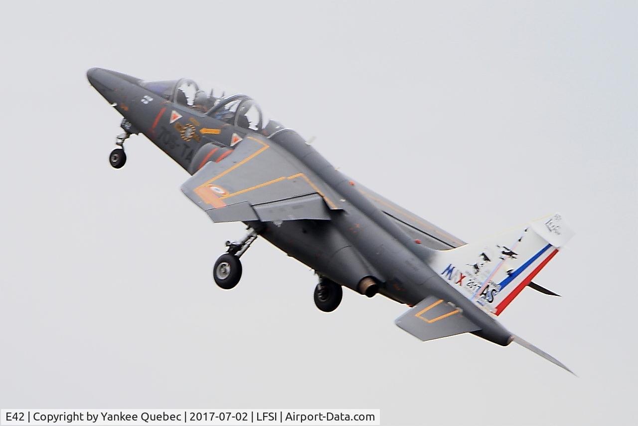 E42, Dassault-Dornier Alpha Jet E C/N E42, Dassault-Dornier Alpha Jet 1B, On display, St Dizier-Robinson Air Base 113 (LFSI)