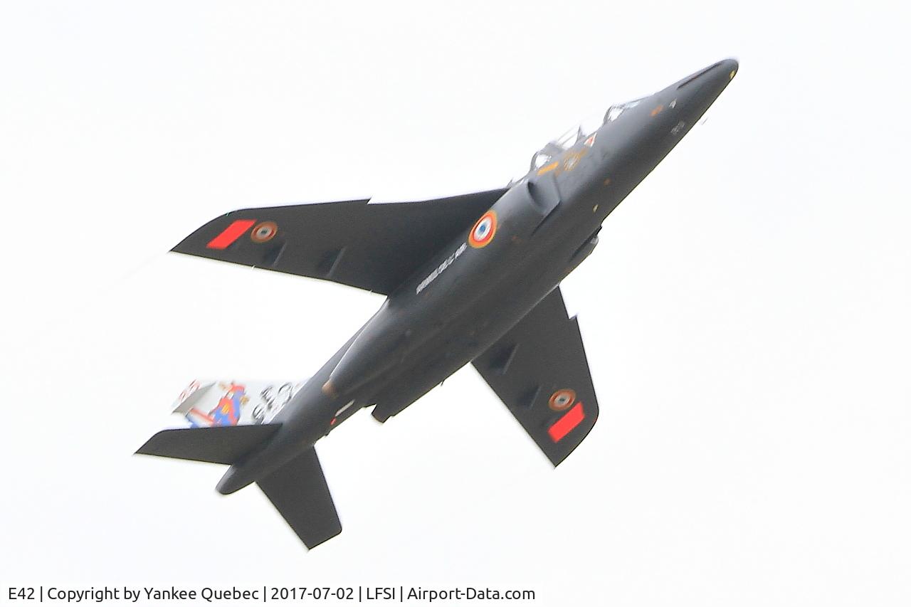 E42, Dassault-Dornier Alpha Jet E C/N E42, Dassault-Dornier Alpha Jet 1B, On display, St Dizier-Robinson Air Base 113 (LFSI)
