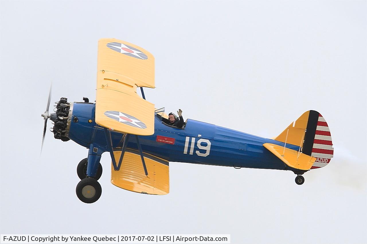 F-AZUD, 1941 Boeing A75N1 (PT-17) C/N 75-1606, Boeing A75N1, On display, St Dizier-Robinson Air Base 113 (LFSI)