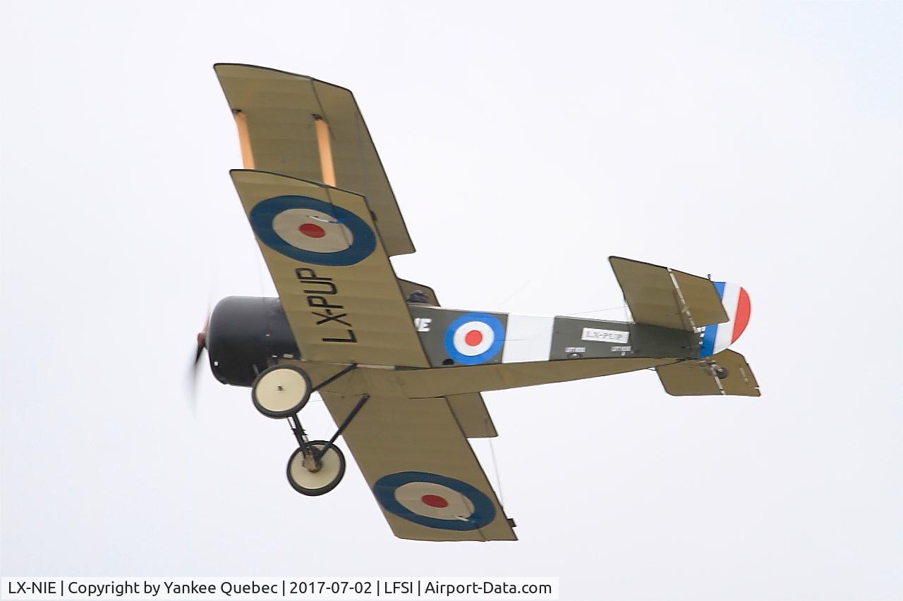 LX-NIE, 2011 Nieuport 28 C.1 Replica C/N 100, Nieuport 28 C.1 Replica, On display, St Dizier-Robinson Air Base 113 (LFSI)
