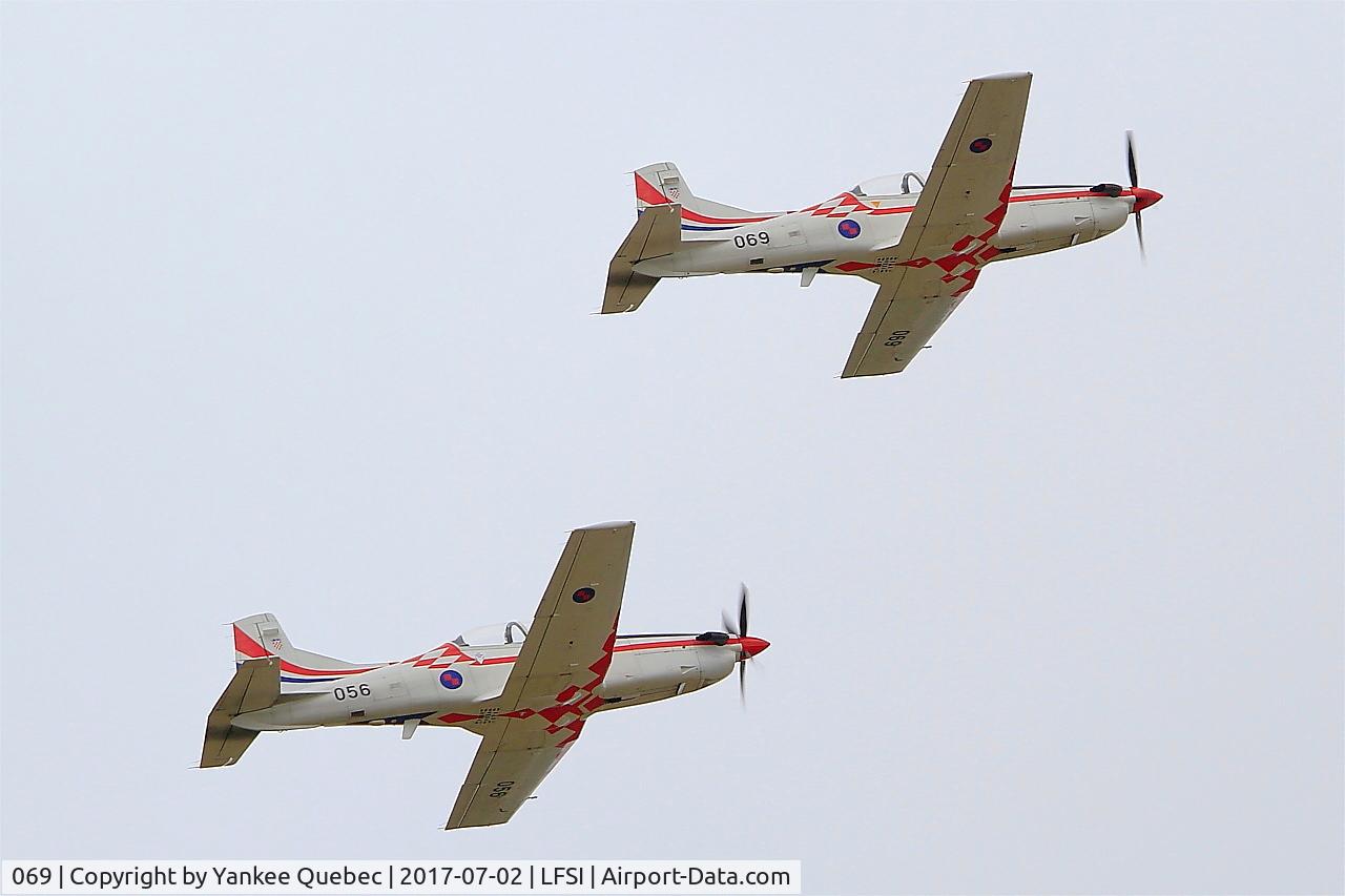 069, Pilatus PC-9M C/N 632, Croatian Air Force aerobatic team, On display, St Dizier-Robinson Air Base 113 (LFSI)