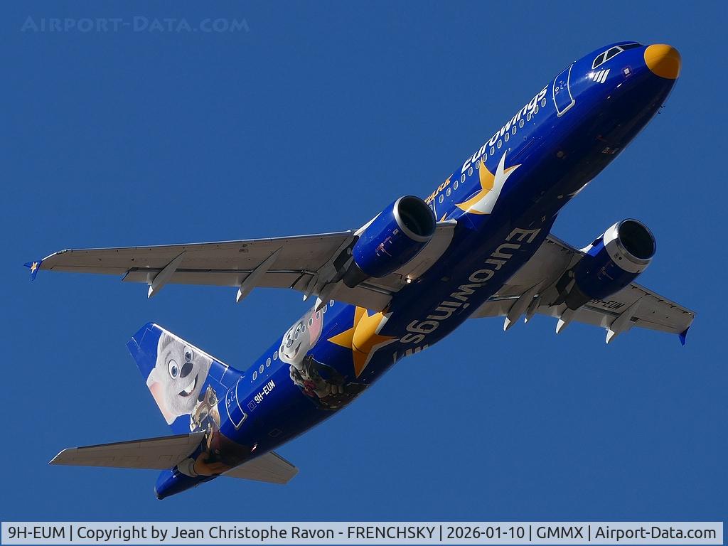 9H-EUM, 2007 Airbus A320-214 C/N 3121, EW4305 to Salzbourg SZG