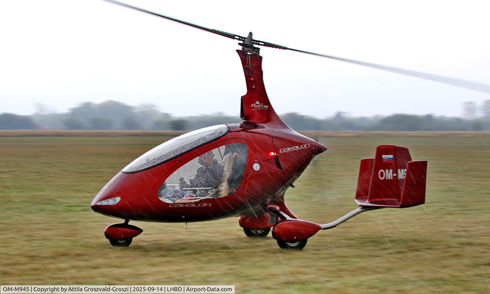 OM-M945, 2012 Autogyro GmbH Cavalon C/N V00064, LHBD - Börgönd Airport, Hungary
