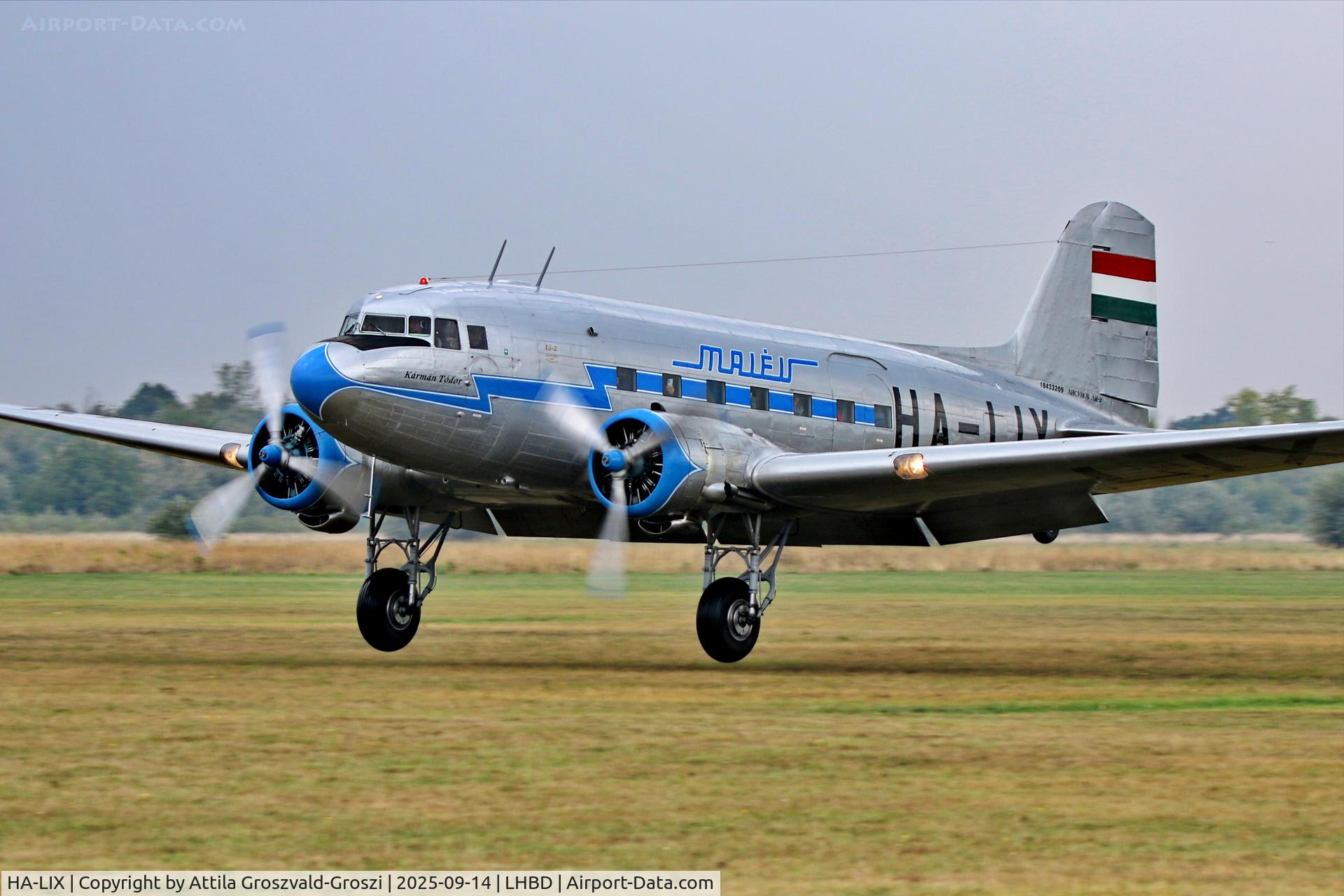 HA-LIX, 1949 Lisunov Li-2T Cab C/N 18433209, LHBD - Börgönd Airport, Hungary