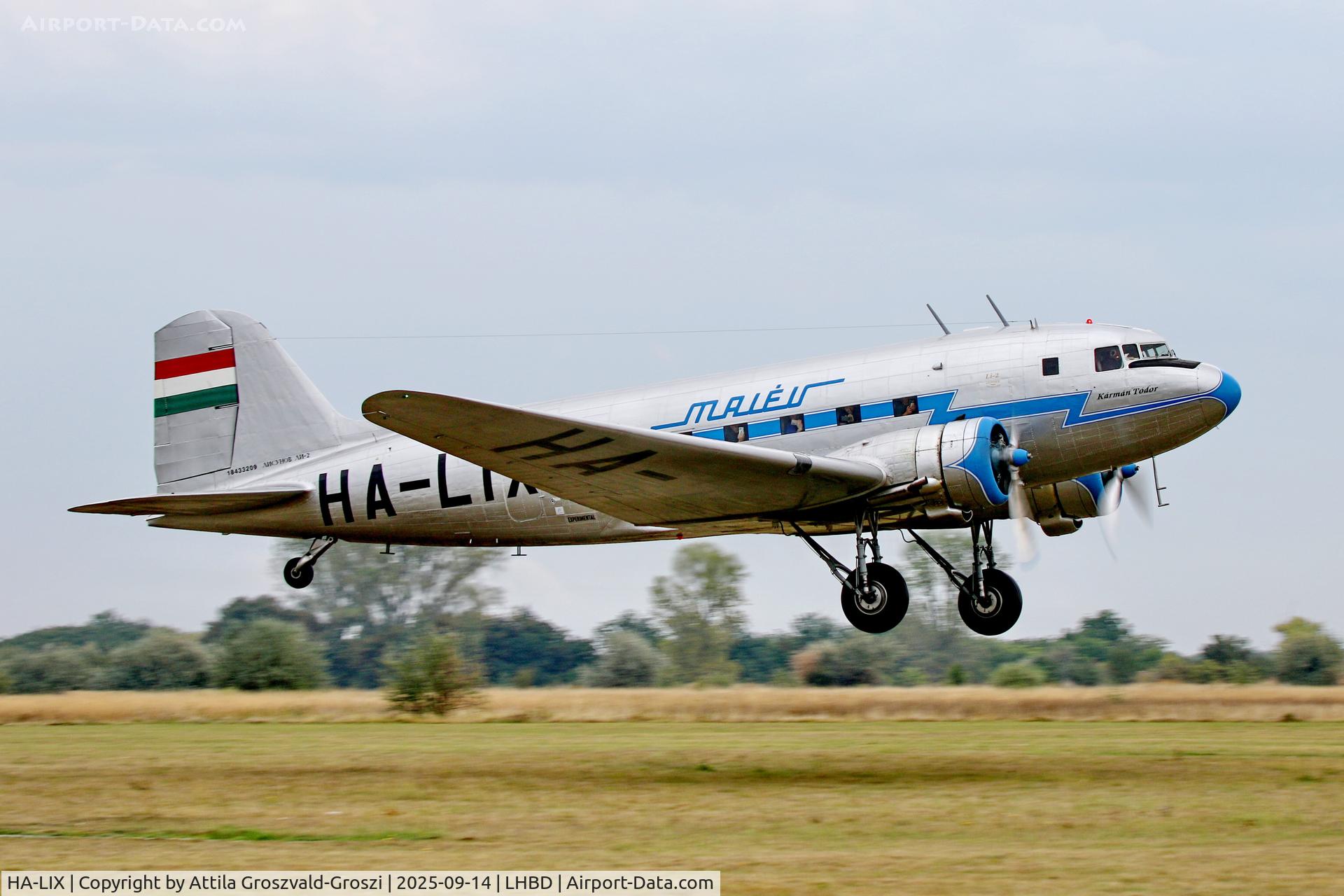 HA-LIX, 1949 Lisunov Li-2T Cab C/N 18433209, LHBD - Börgönd Airport, Hungary