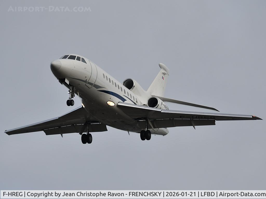 F-HREG, 2000 Dassault Falcon 900EX C/N 73, Grenoble (GNB)	Bordeaux (BOD)	(ARL113X)