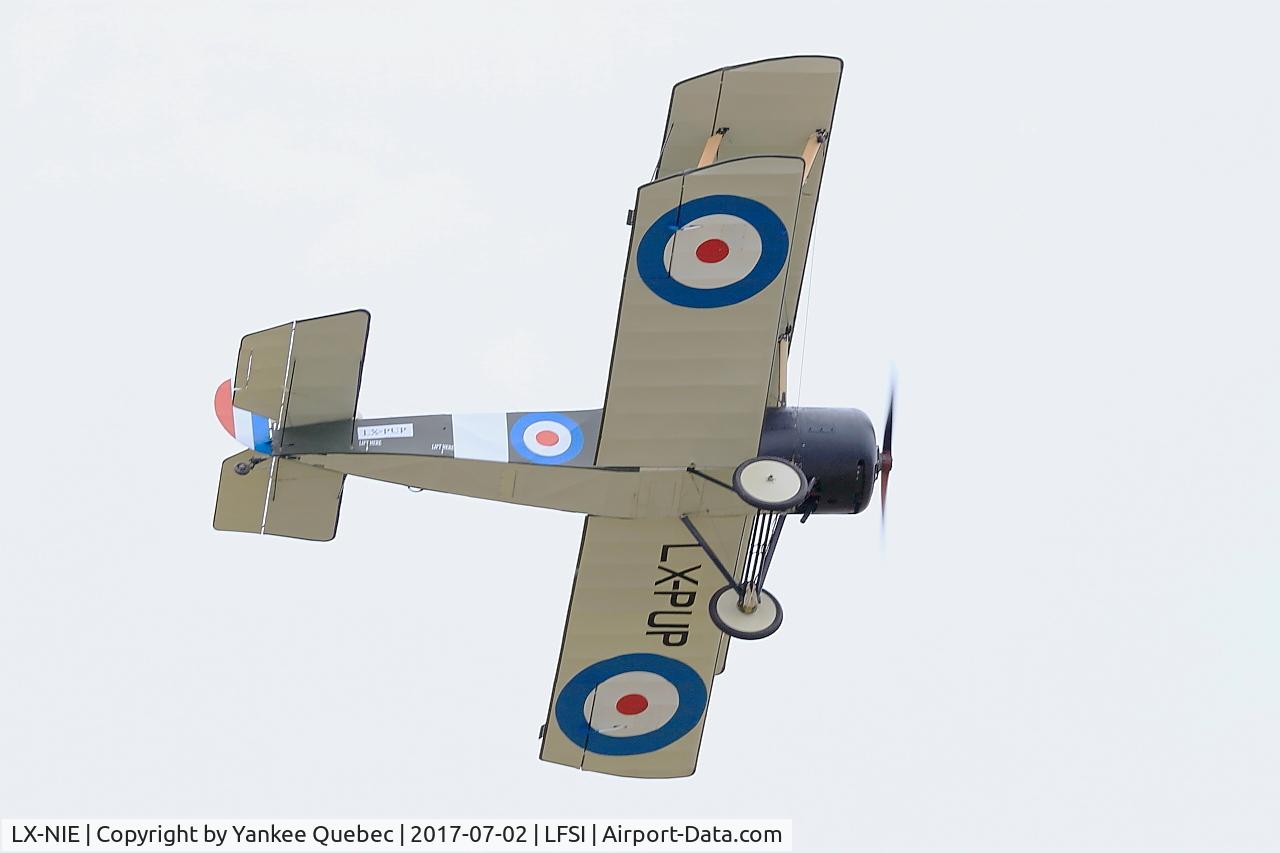 LX-NIE, 2011 Nieuport 28 C.1 Replica C/N 100, Nieuport 28 C.1 Replica, On display, St Dizier-Robinson Air Base 113 (LFSI)