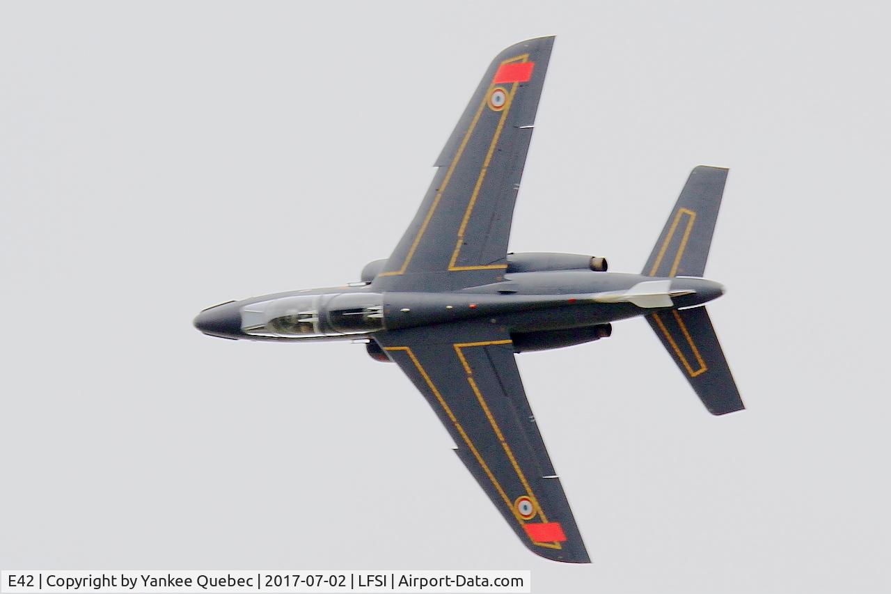 E42, Dassault-Dornier Alpha Jet E C/N E42, Dassault-Dornier Alpha Jet 1B, On display, St Dizier-Robinson Air Base 113 (LFSI)