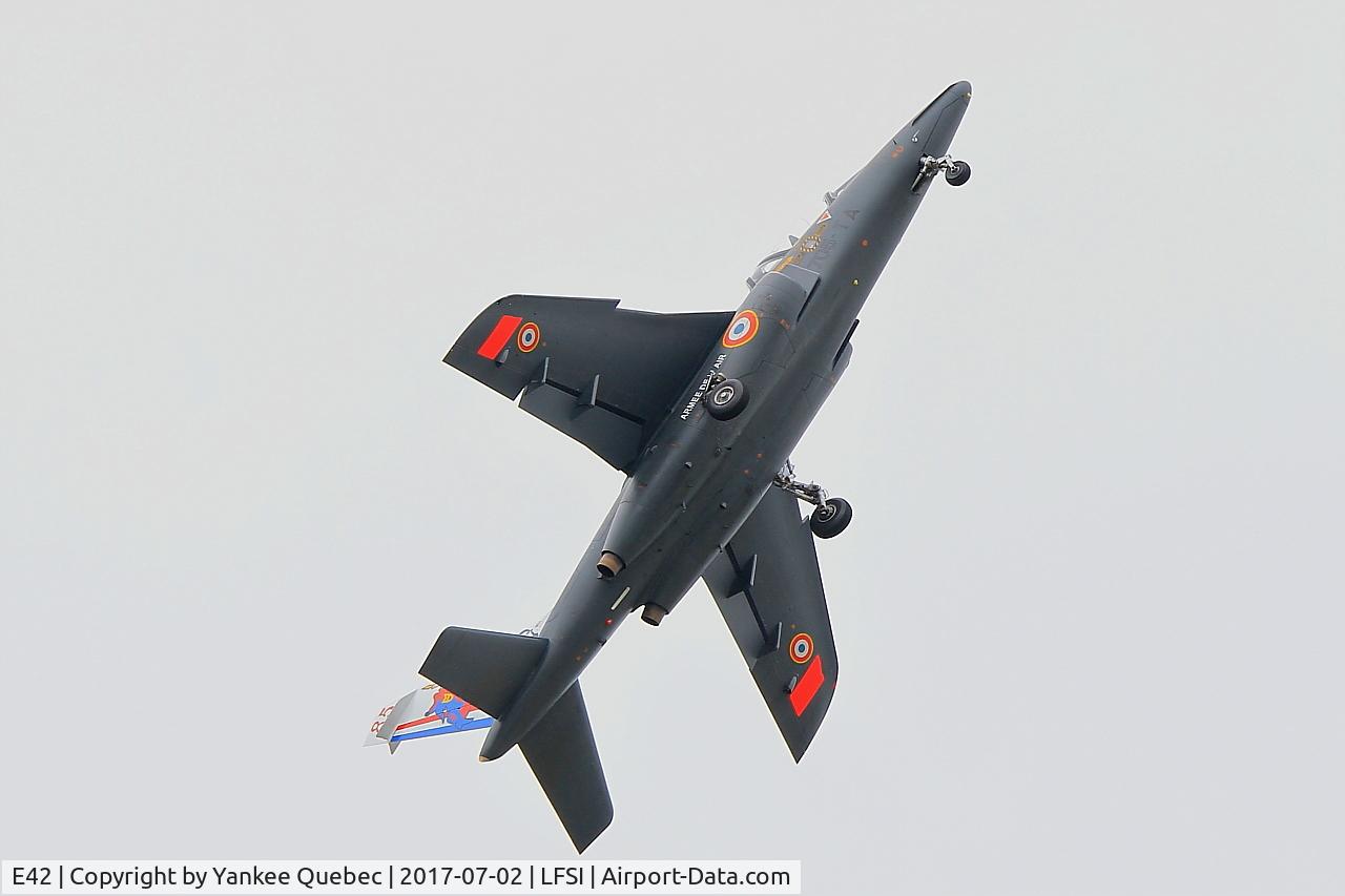 E42, Dassault-Dornier Alpha Jet E C/N E42, Dassault-Dornier Alpha Jet 1B, On display, St Dizier-Robinson Air Base 113 (LFSI)
