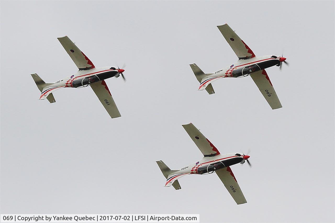 069, Pilatus PC-9M C/N 632, Croatian Air Force aerobatic team, On display, St Dizier-Robinson Air Base 113 (LFSI)