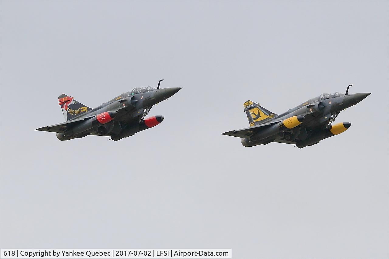 618, Dassault Mirage 2000D C/N 417, Dassault Mirage 2000D, On display, St Dizier-Robinson Air Base 113 (LFSI)