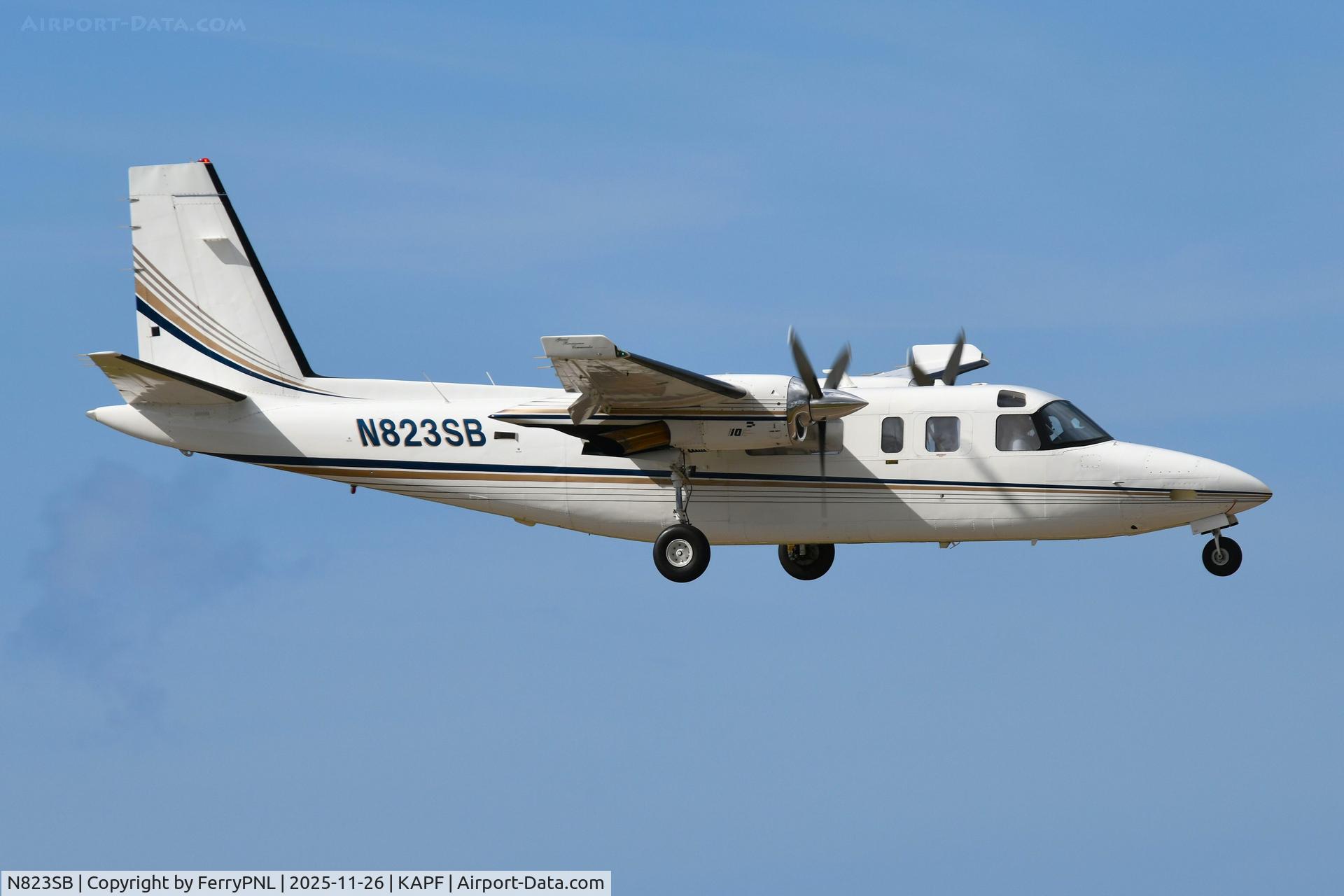 N823SB, 1975 Rockwell 690A Turbo Commander C/N 11304, PIA AVCENTER LLC R690A
