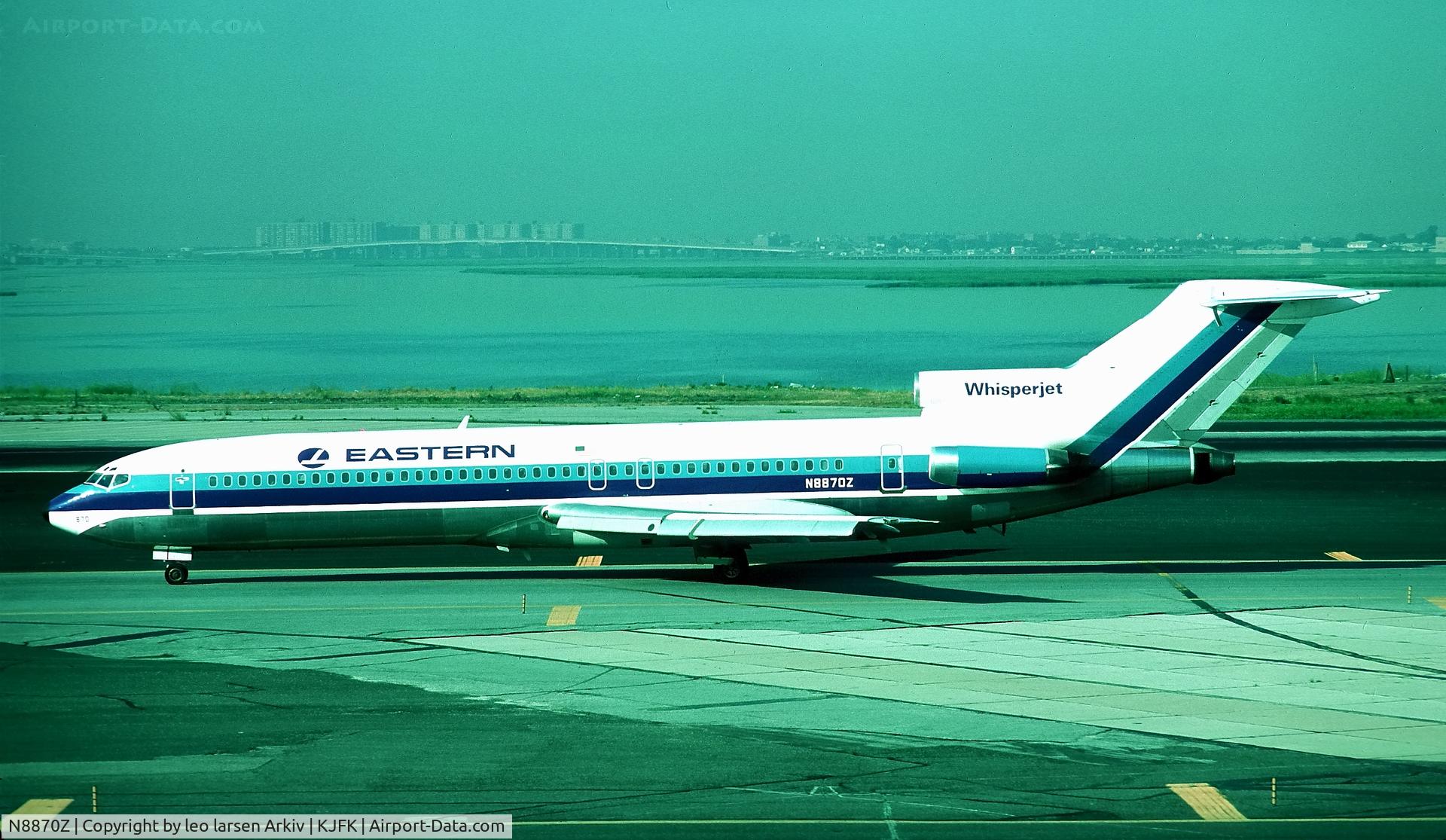 N8870Z, 1976 Boeing 727-225 C/N 21288, JFK 7.1979