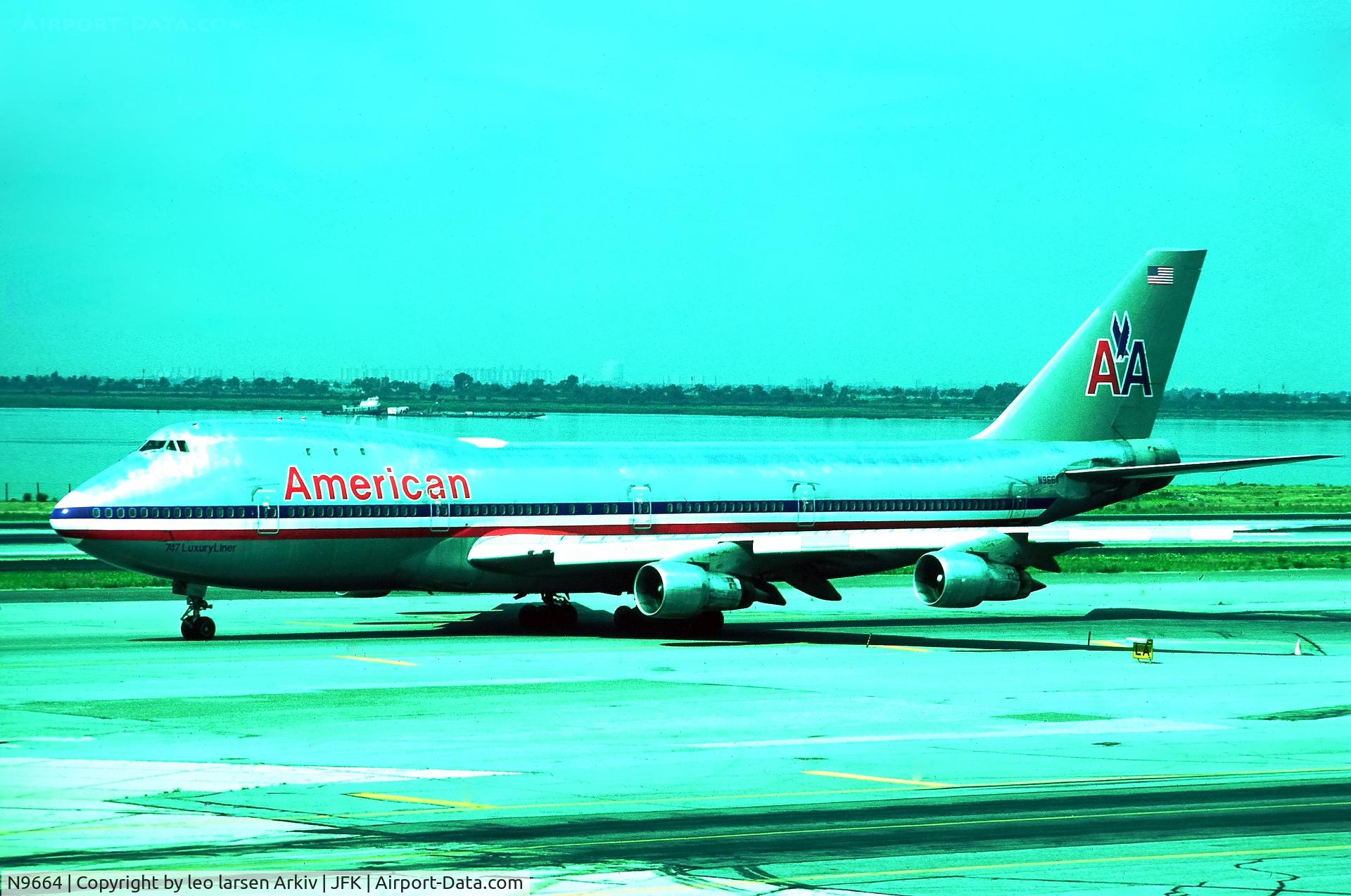 N9664, 1970 Boeing 747-123 C/N 20103, JFK 7.1979