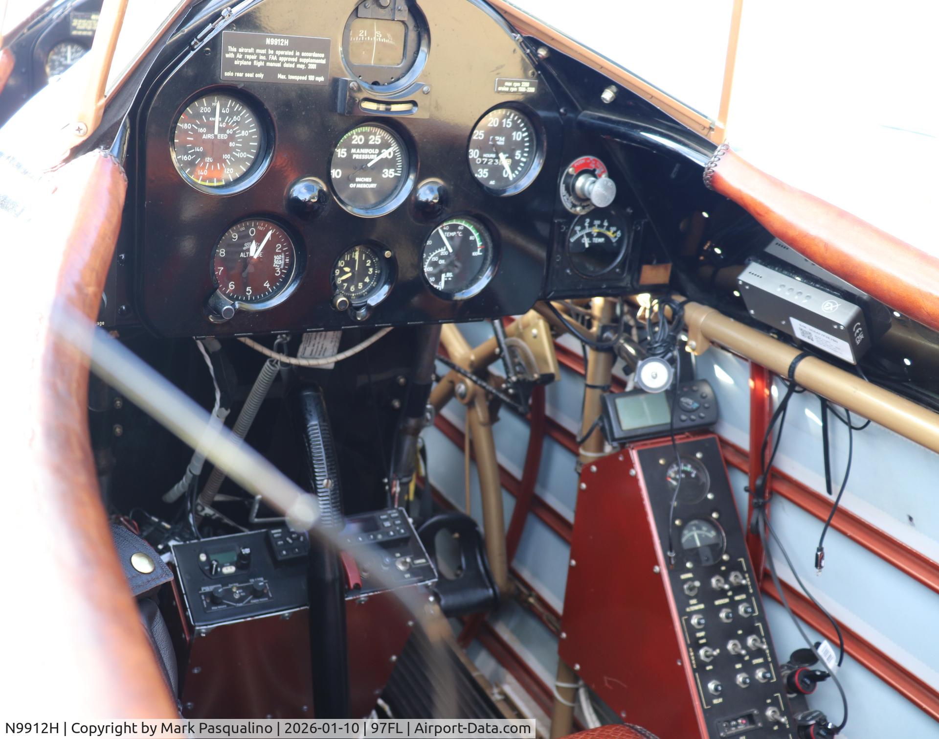 N9912H, 1943 Boeing N2S-3 Kaydet (B75N1) C/N 75-7213, Stearman
