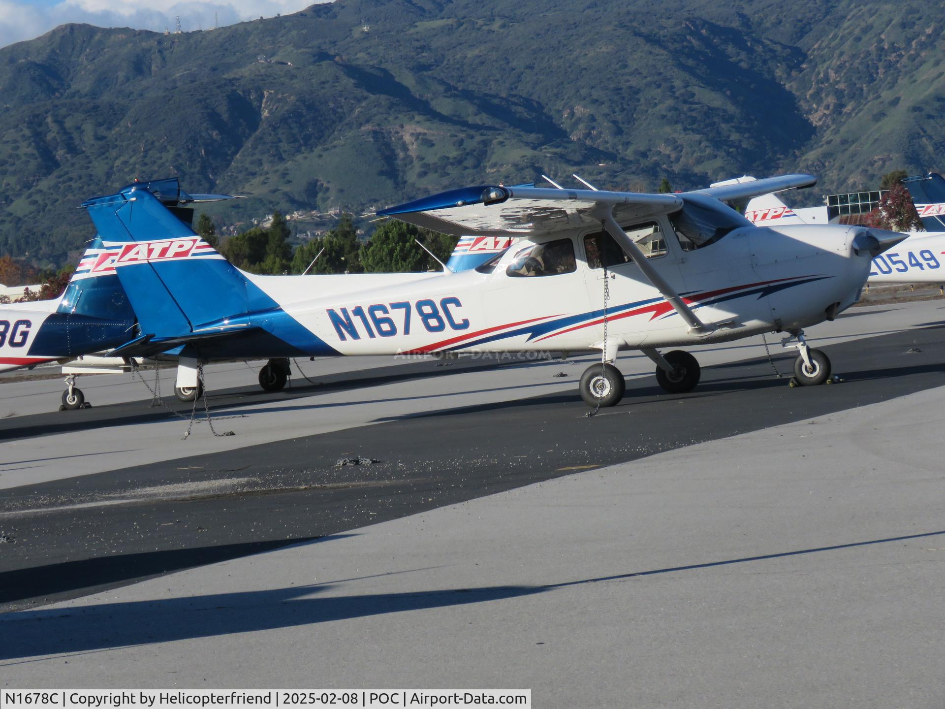 N1678C, 2016 Cessna 172S C/N 172S11763, Parked in ATP lot
