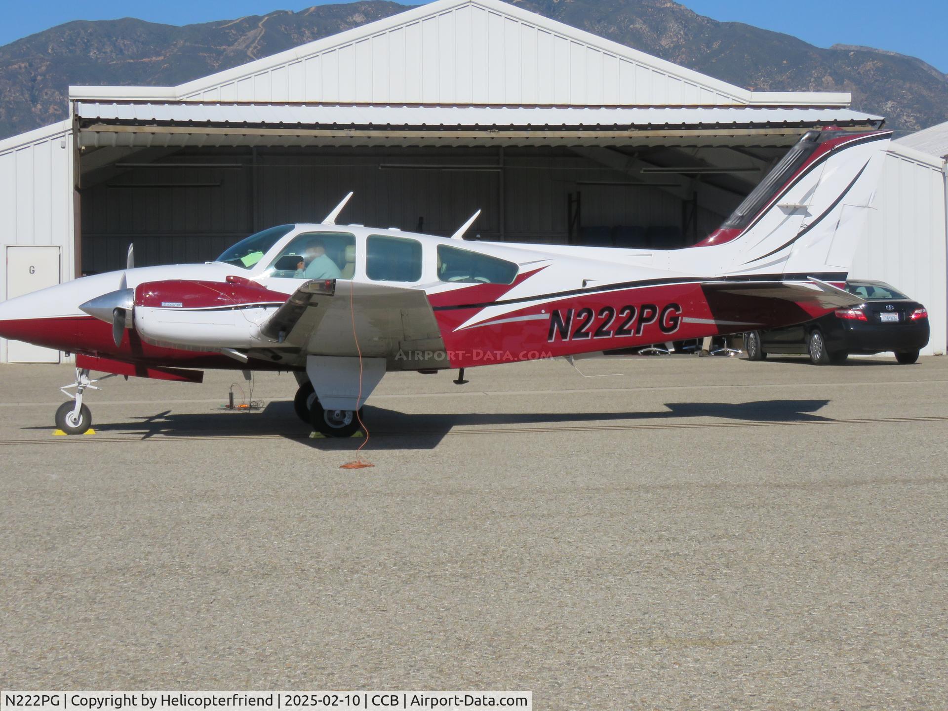 N222PG, 1973 Beech E-55 Baron C/N TE-912, Ready to start up