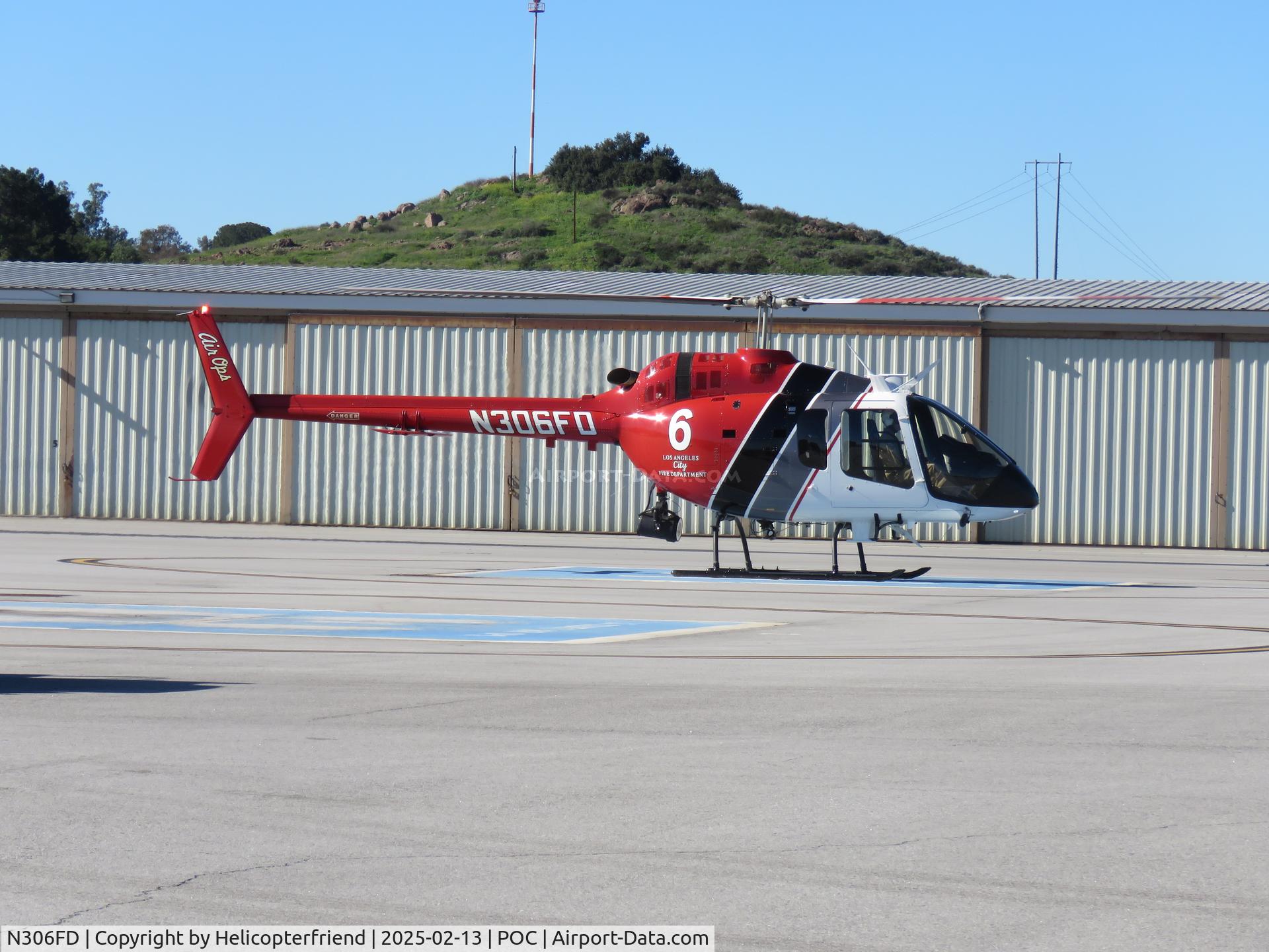 N306FD, 2023 Bell (Textron Canada Ltd)) 505 Jet Ranger X C/N 65520, Preflight @ LA Co Air Ops pad