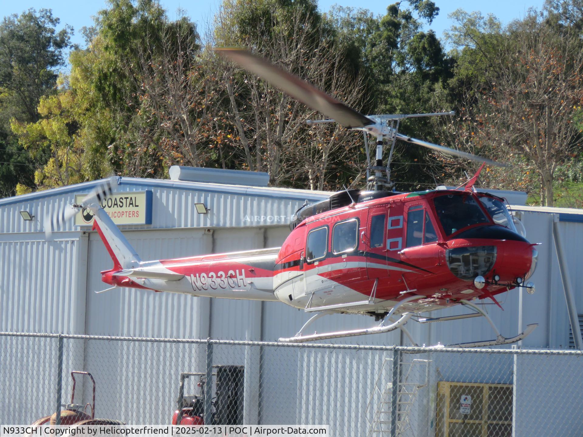 N933CH, 1969 Bell 205A-1 C/N 30062, Moving off the dolly
