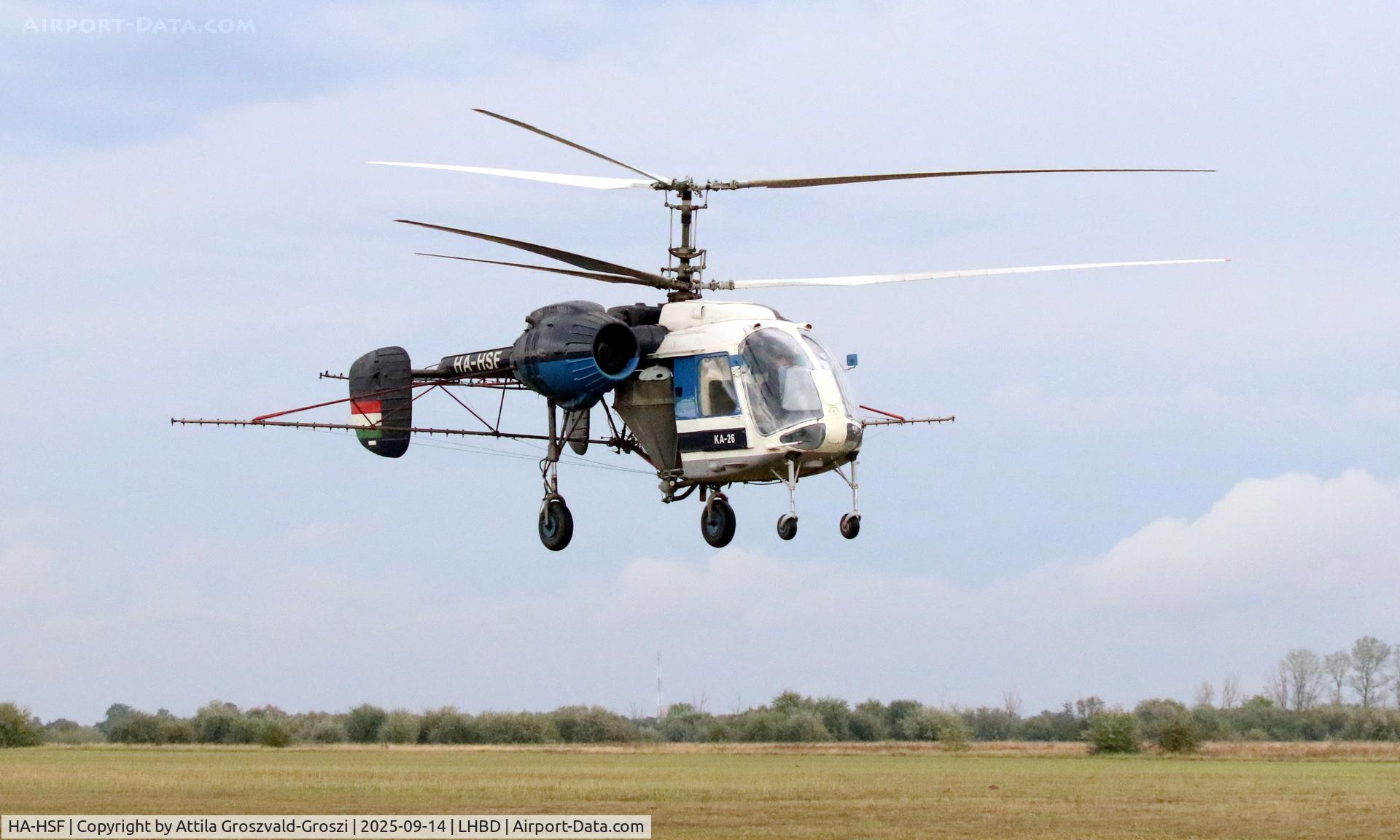 HA-HSF, 1976 Kamov KA-26 Hoodlum C/N 7605508, LHBD - Börgönd Airport, Hungary