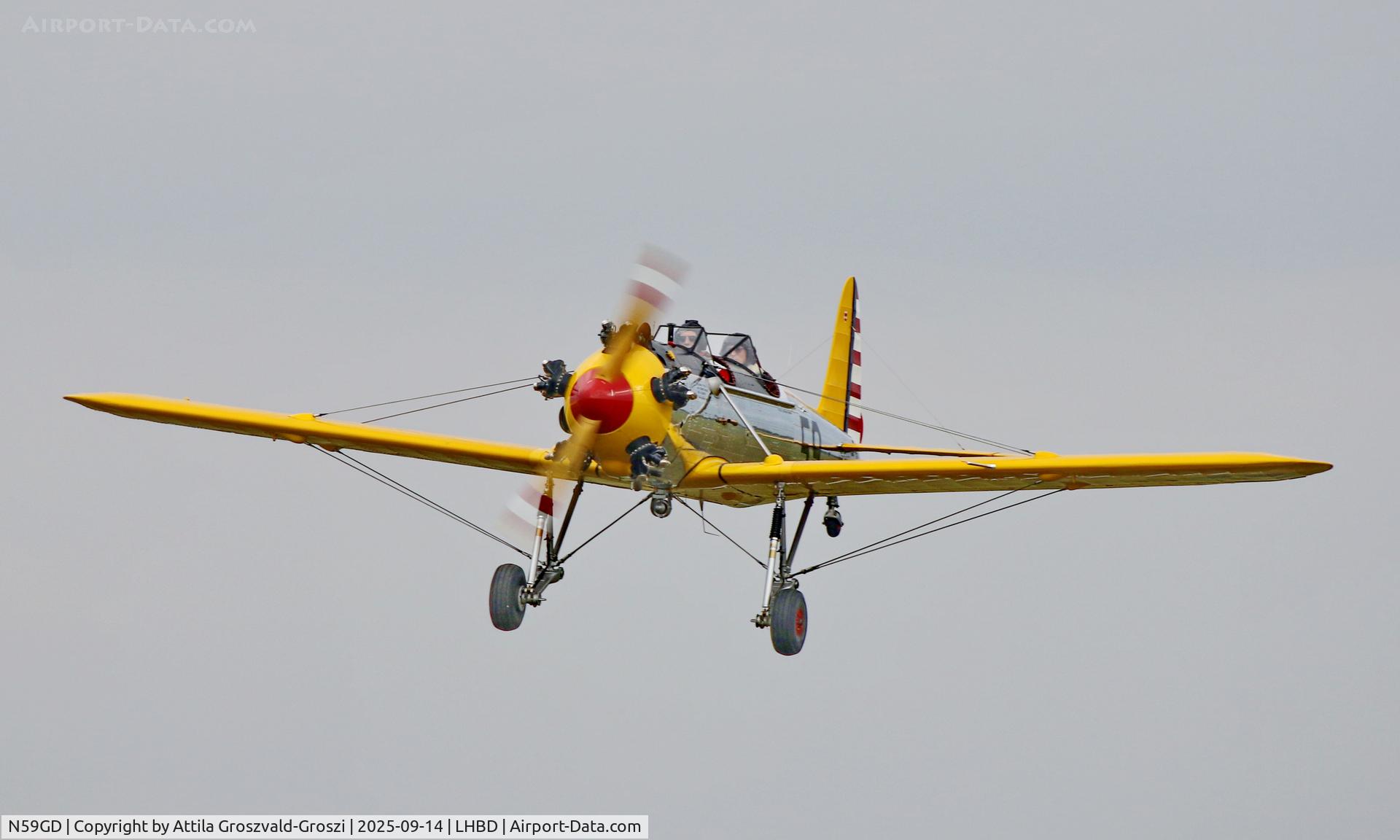 N59GD, 1942 Ryan Aeronautical ST3KR C/N 2186, LHBD - Börgönd Airport, Hungary