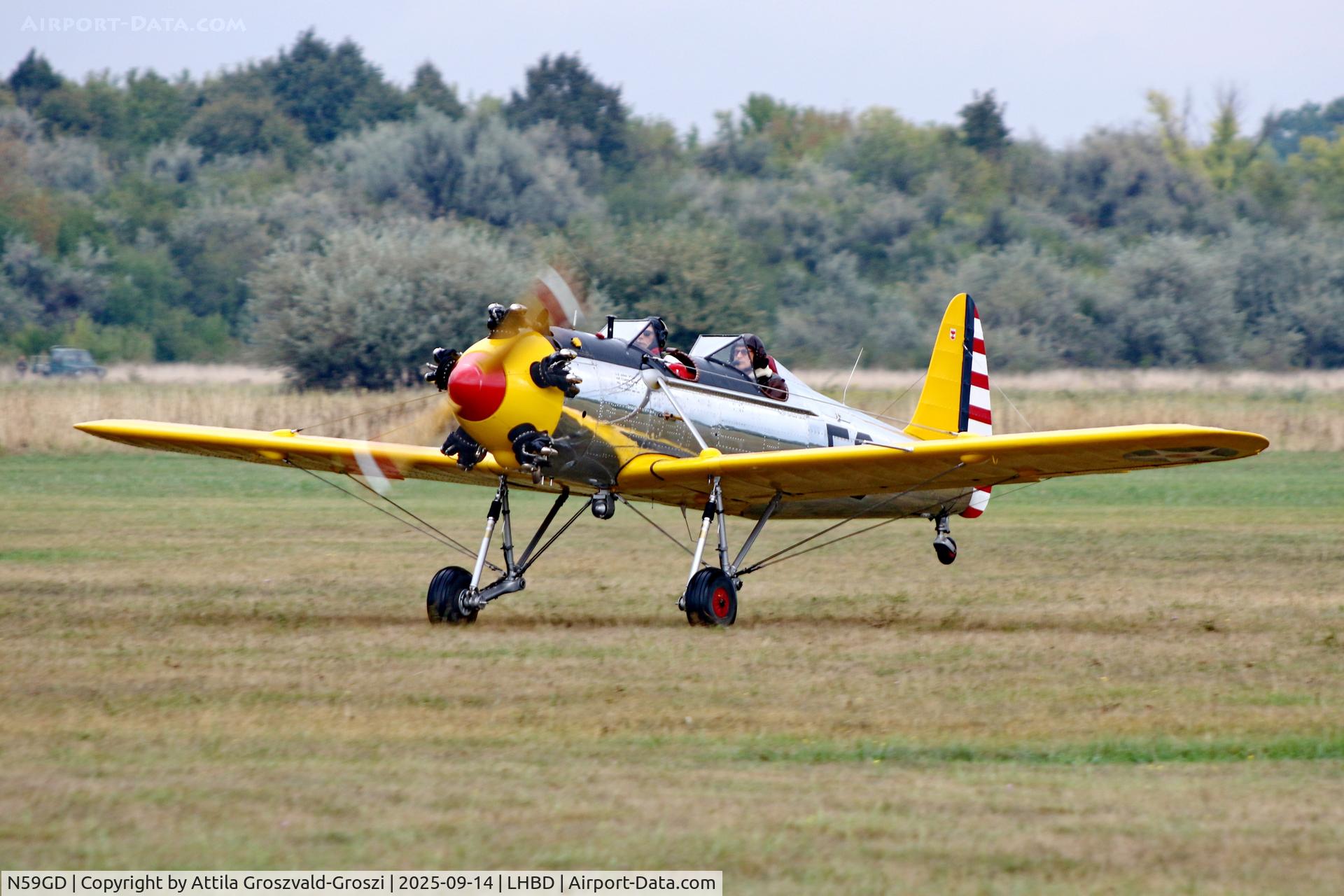 N59GD, 1942 Ryan Aeronautical ST3KR C/N 2186, LHBD - Börgönd Airport, Hungary