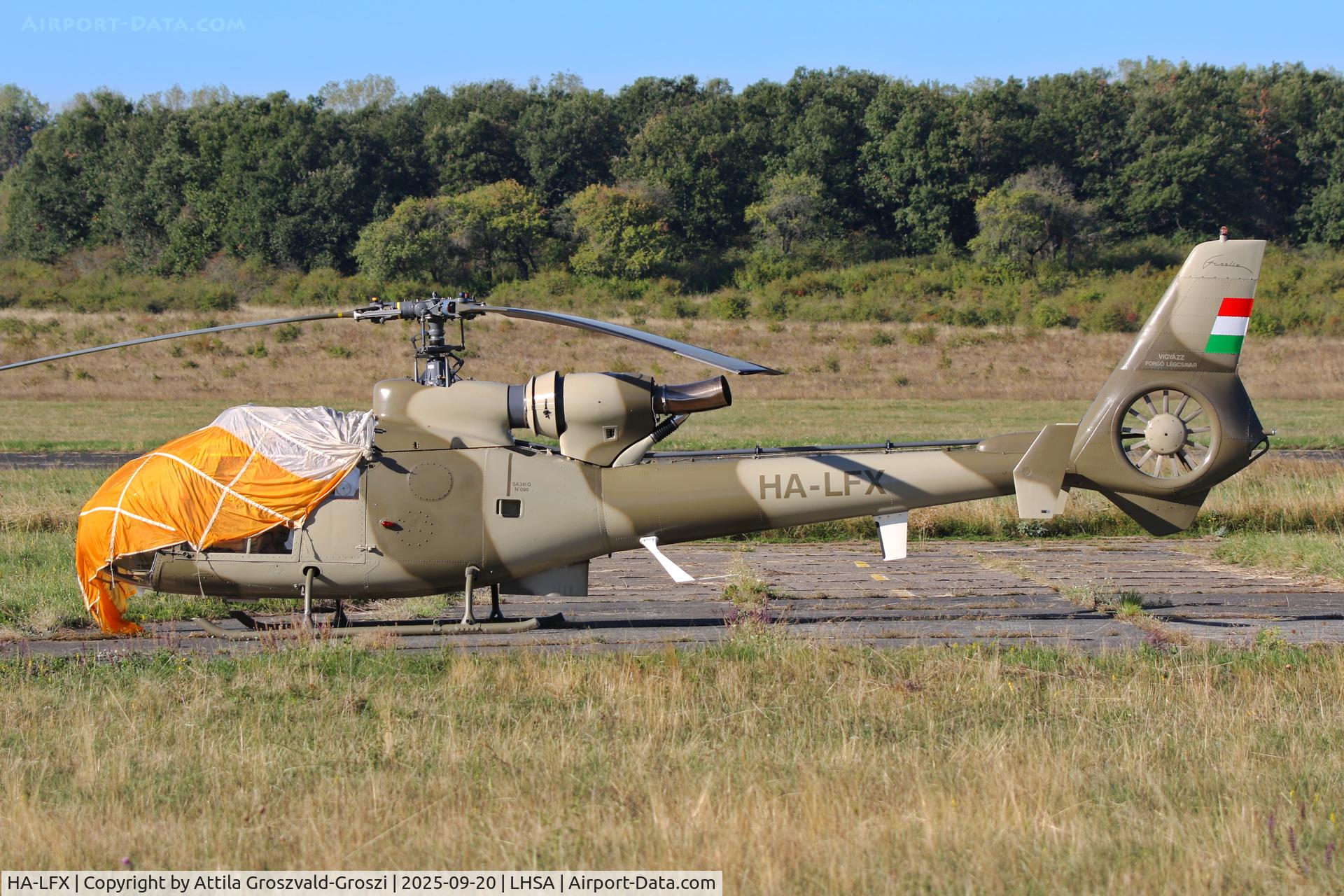 HA-LFX, 1984 Soko HI-42 (SA-341H) Partizan C/N 090, LHSA - Szentkirályszabadja Airport, Hungary