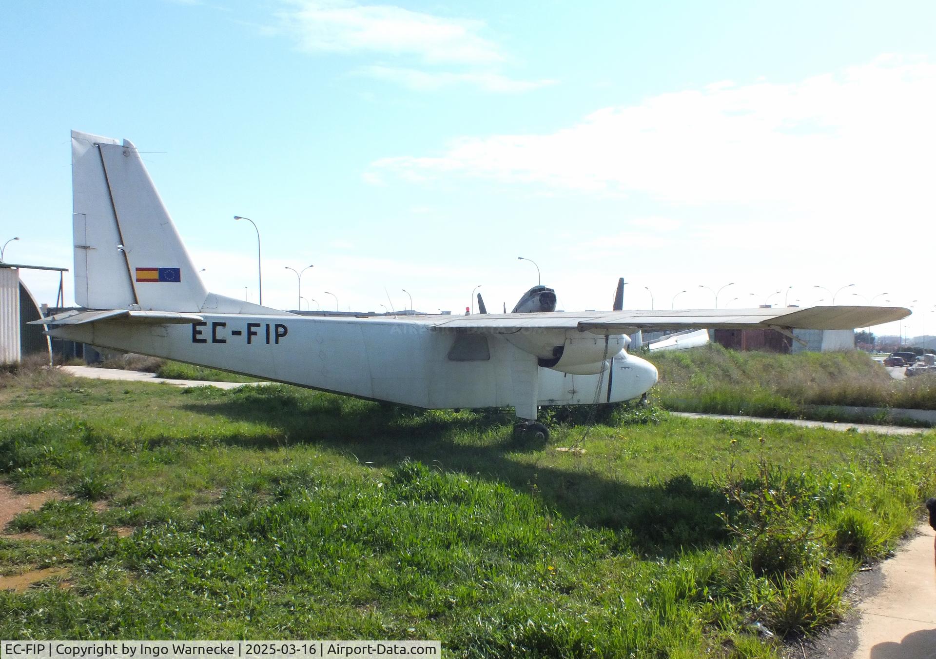 EC-FIP, 1970 Britten-Norman BN-2A-26 Islander C/N 623, Britten-Norman BN-2A-26 Islander at the FPAC (Fundació Parc Aeronàutic de Catalunya) Museu Aeronàutic de Catalunya at Sabadell airport