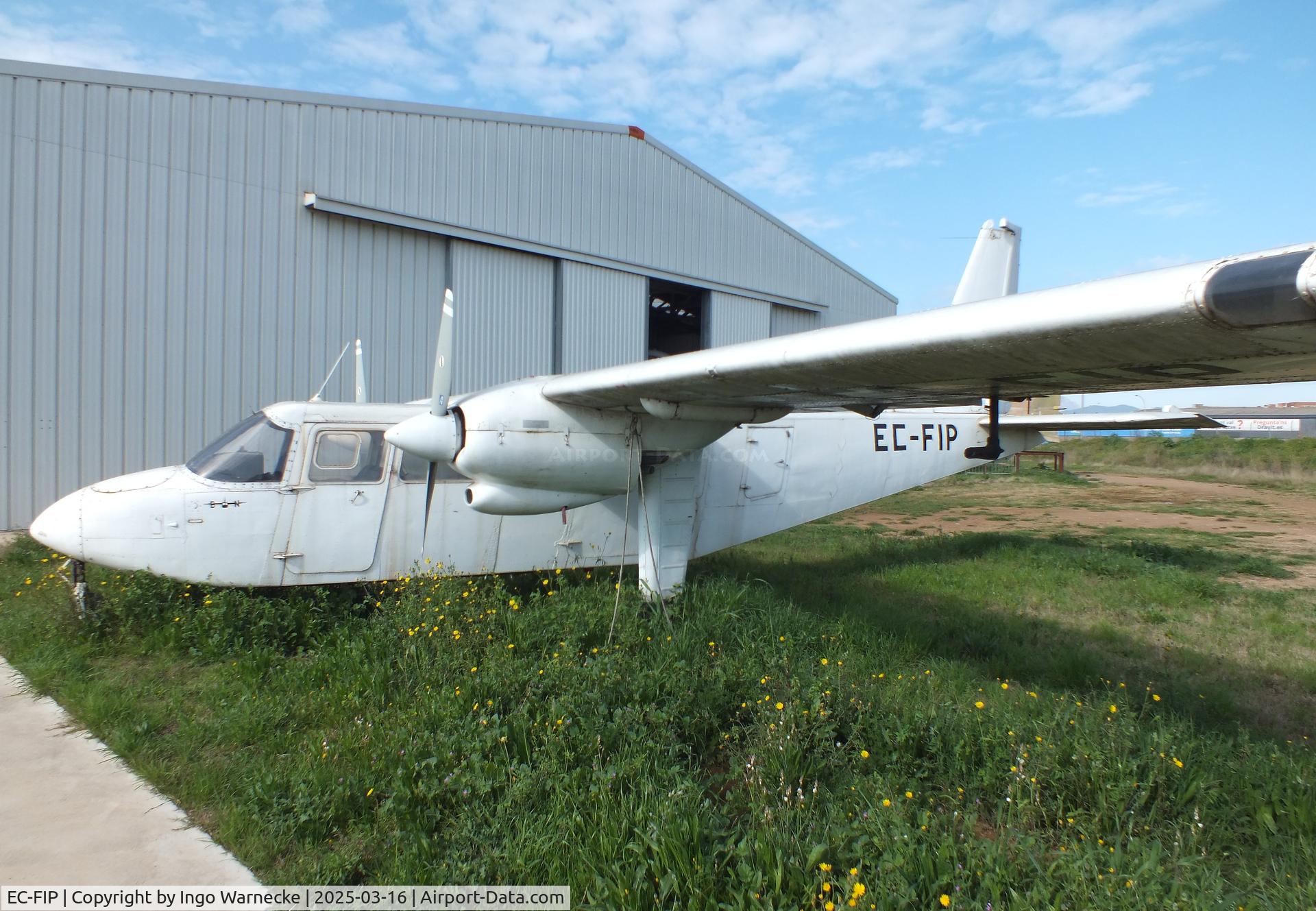 EC-FIP, 1970 Britten-Norman BN-2A-26 Islander C/N 623, Britten-Norman BN-2A-26 Islander at the FPAC (Fundació Parc Aeronàutic de Catalunya) Museu Aeronàutic de Catalunya at Sabadell airport