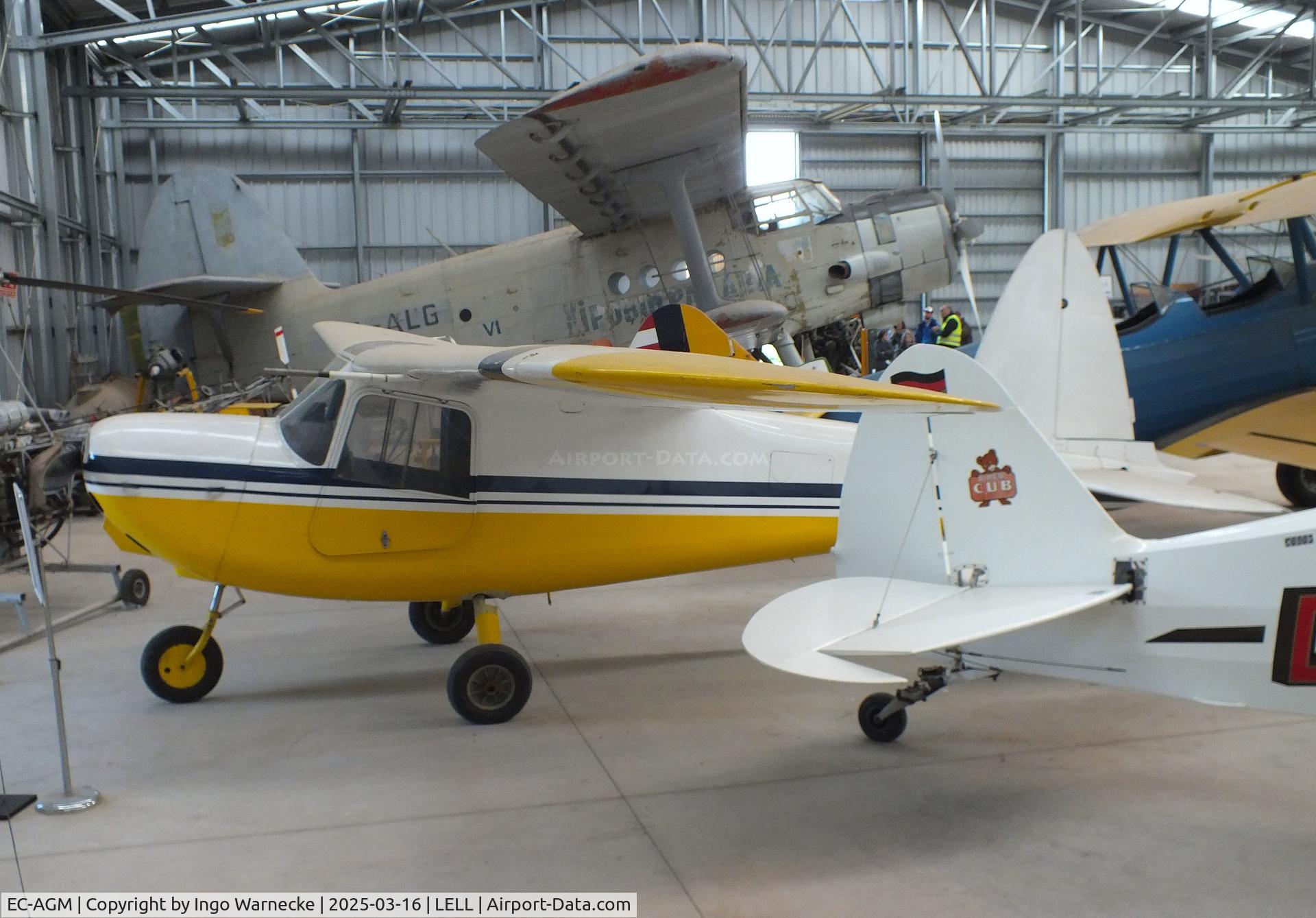 EC-AGM, Macchi MB.308 C/N 5807, Macchi MB.308 at the FPAC (Fundació Parc Aeronàutic de Catalunya) Museu Aeronàutic de Catalunya at Sabadell airport