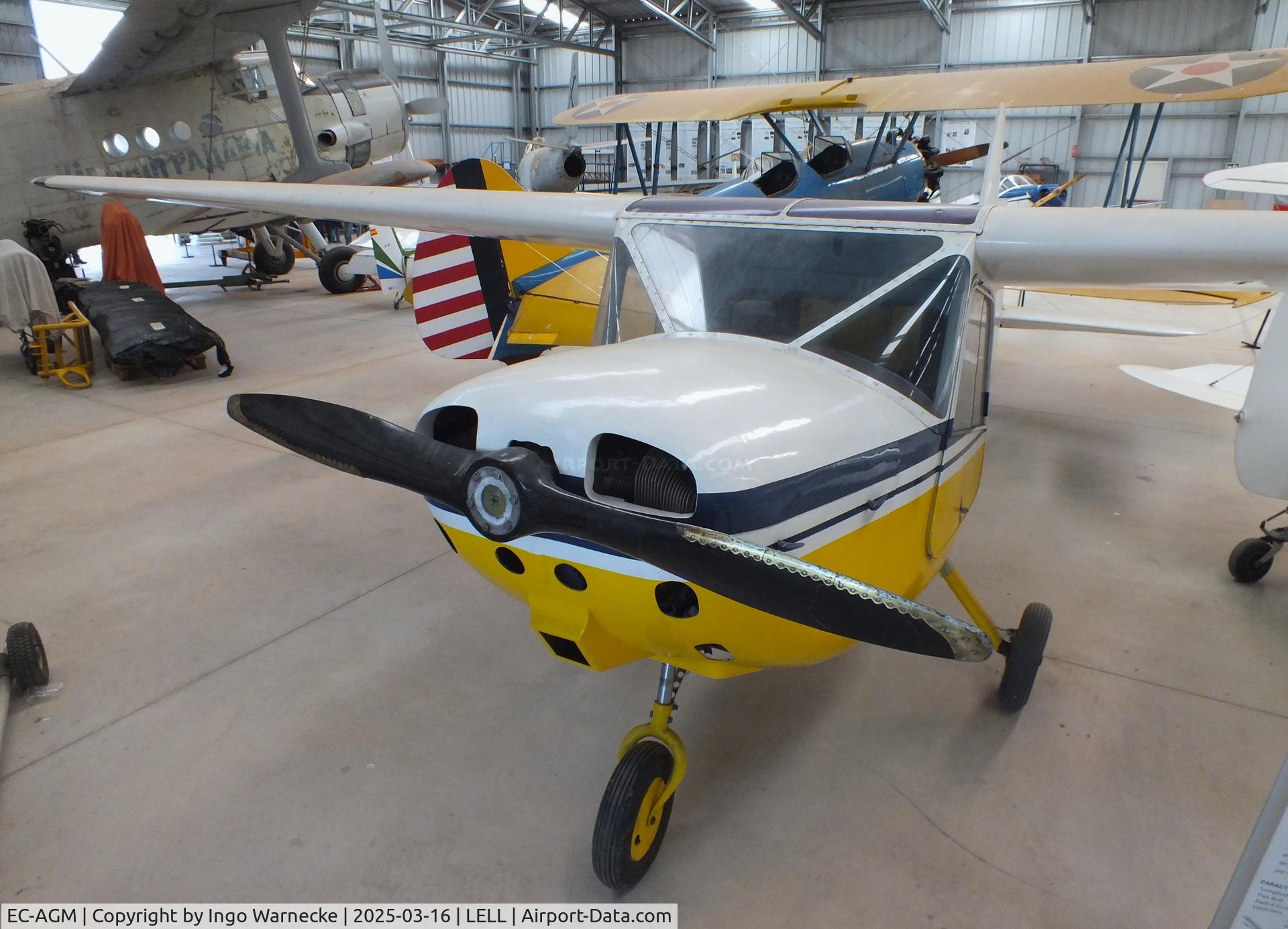 EC-AGM, Macchi MB.308 C/N 5807, Macchi MB.308 at the FPAC (Fundació Parc Aeronàutic de Catalunya) Museu Aeronàutic de Catalunya at Sabadell airport