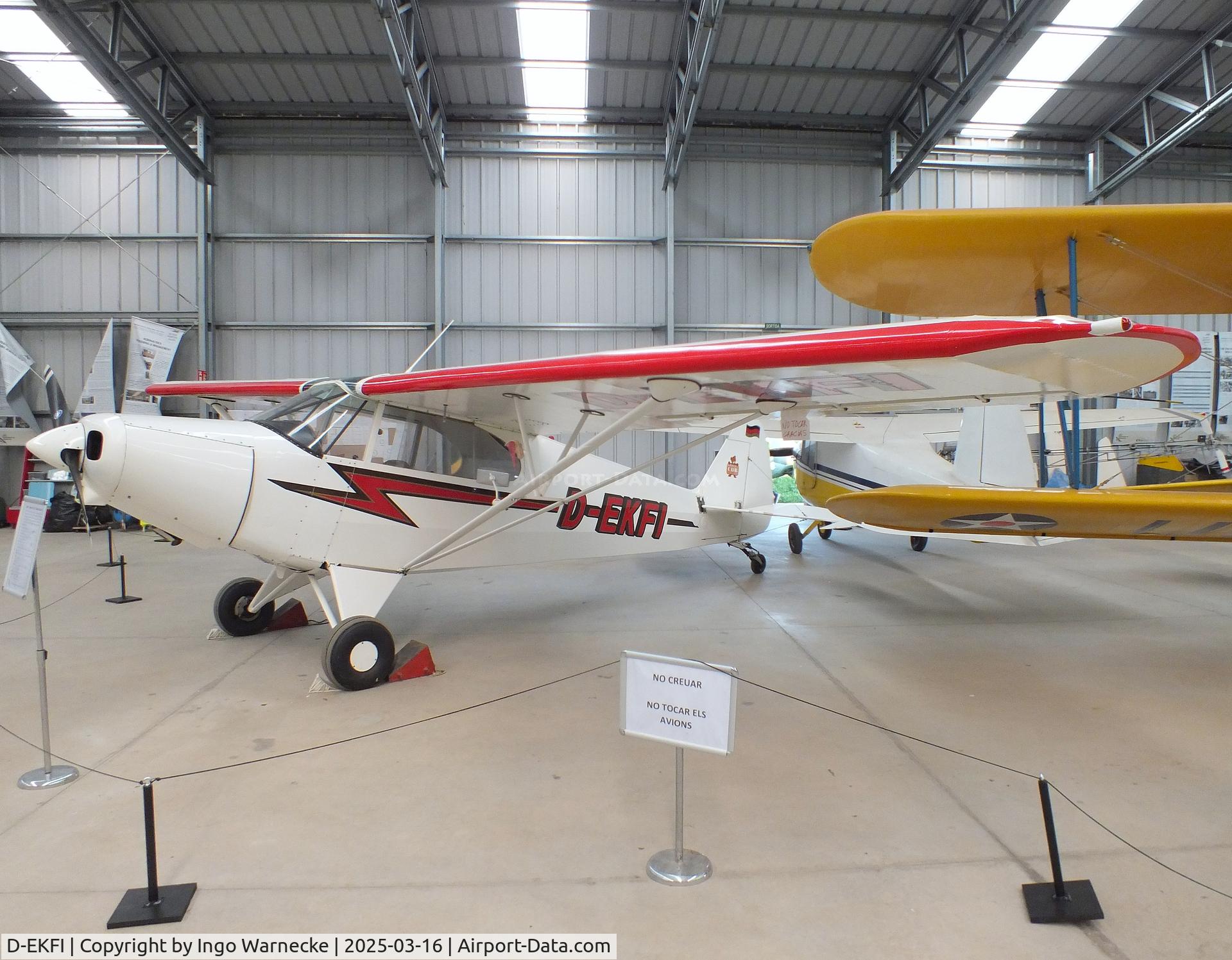 D-EKFI, 1947 Piper PA-12 Super Cruiser C/N 12-1528, Piper PA-12 Super Cruiser at the FPAC (Fundació Parc Aeronàutic de Catalunya) Museu Aeronàutic de Catalunya at Sabadell airport