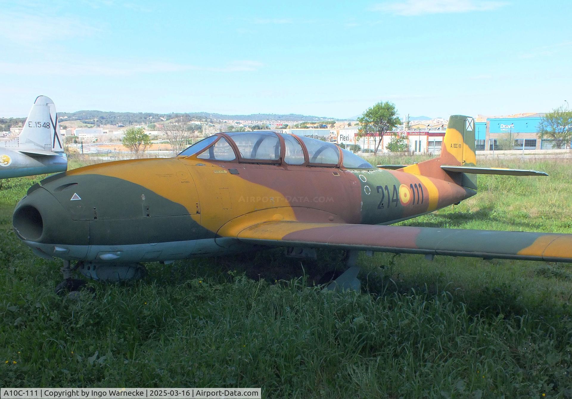 A10C-111, Hispano HA-220D Saeta C/N 22/116, Hispano HA-220D Super Saeta at the FPAC (Fundació Parc Aeronàutic de Catalunya) Museu Aeronàutic de Catalunya at Sabadell airport