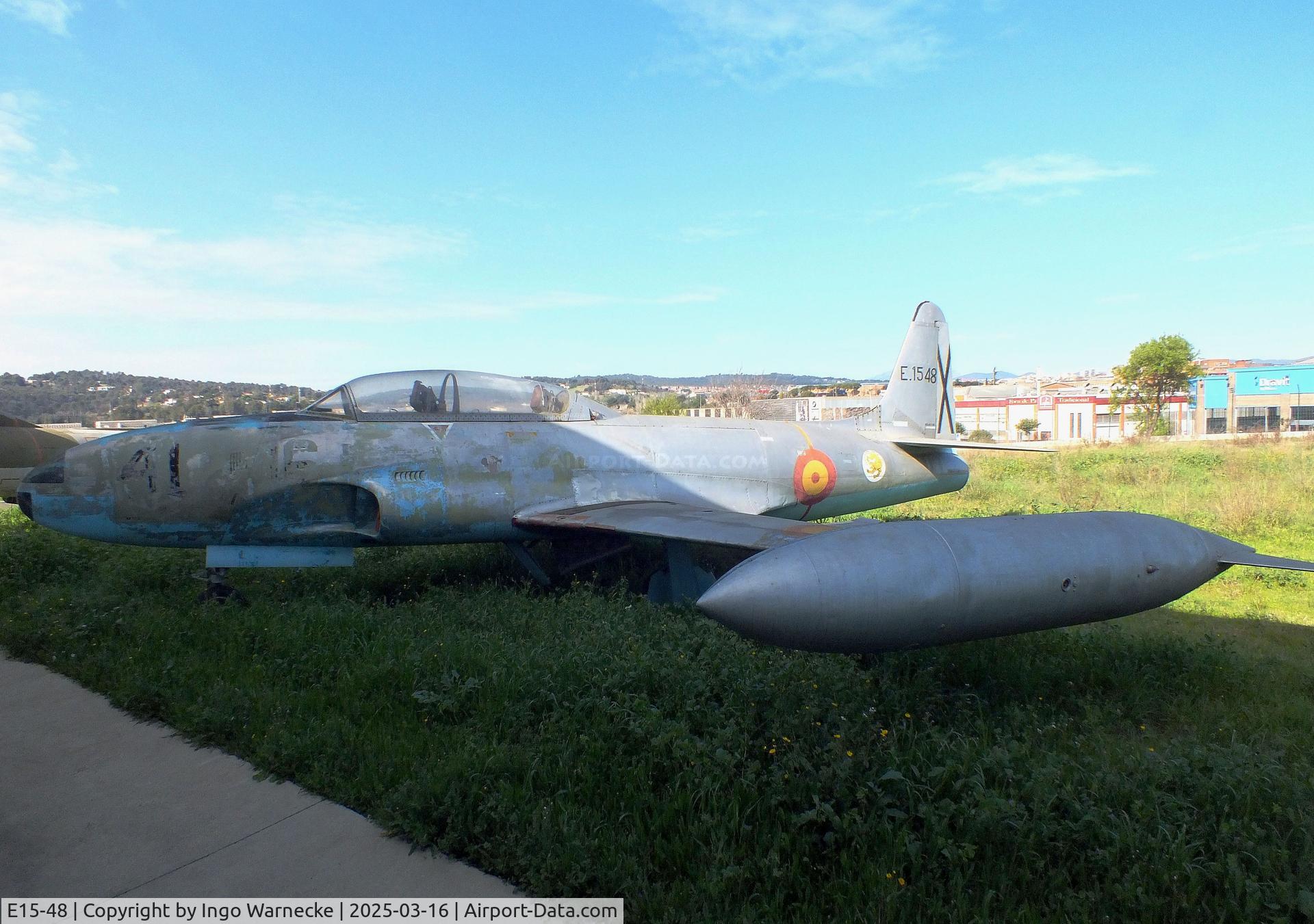 E15-48, 1957 Lockheed T-33A Shooting Star C/N 580-1311, Lockheed T-33A Shooting Star at the FPAC (Fundació Parc Aeronàutic de Catalunya) Museu Aeronàutic de Catalunya at Sabadell airport