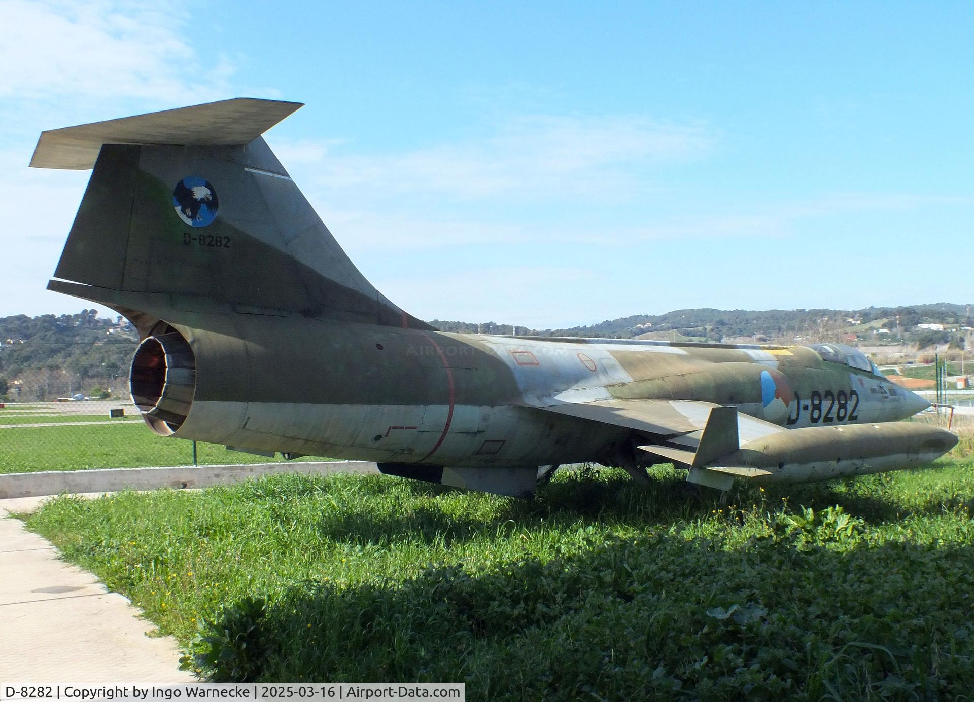 D-8282, Lockheed F-104G Starfighter C/N 693-8282, Lockheed F-104G Starfighter at the FPAC (Fundació Parc Aeronàutic de Catalunya) Museu Aeronàutic de Catalunya at Sabadell airport