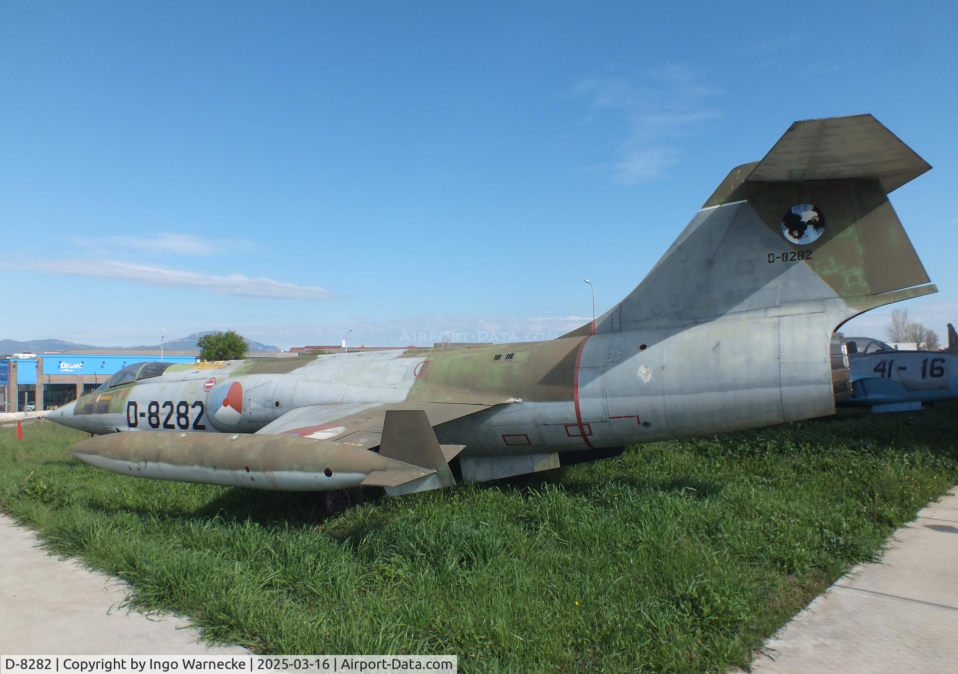 D-8282, Lockheed F-104G Starfighter C/N 693-8282, Lockheed F-104G Starfighter at the FPAC (Fundació Parc Aeronàutic de Catalunya) Museu Aeronàutic de Catalunya at Sabadell airport