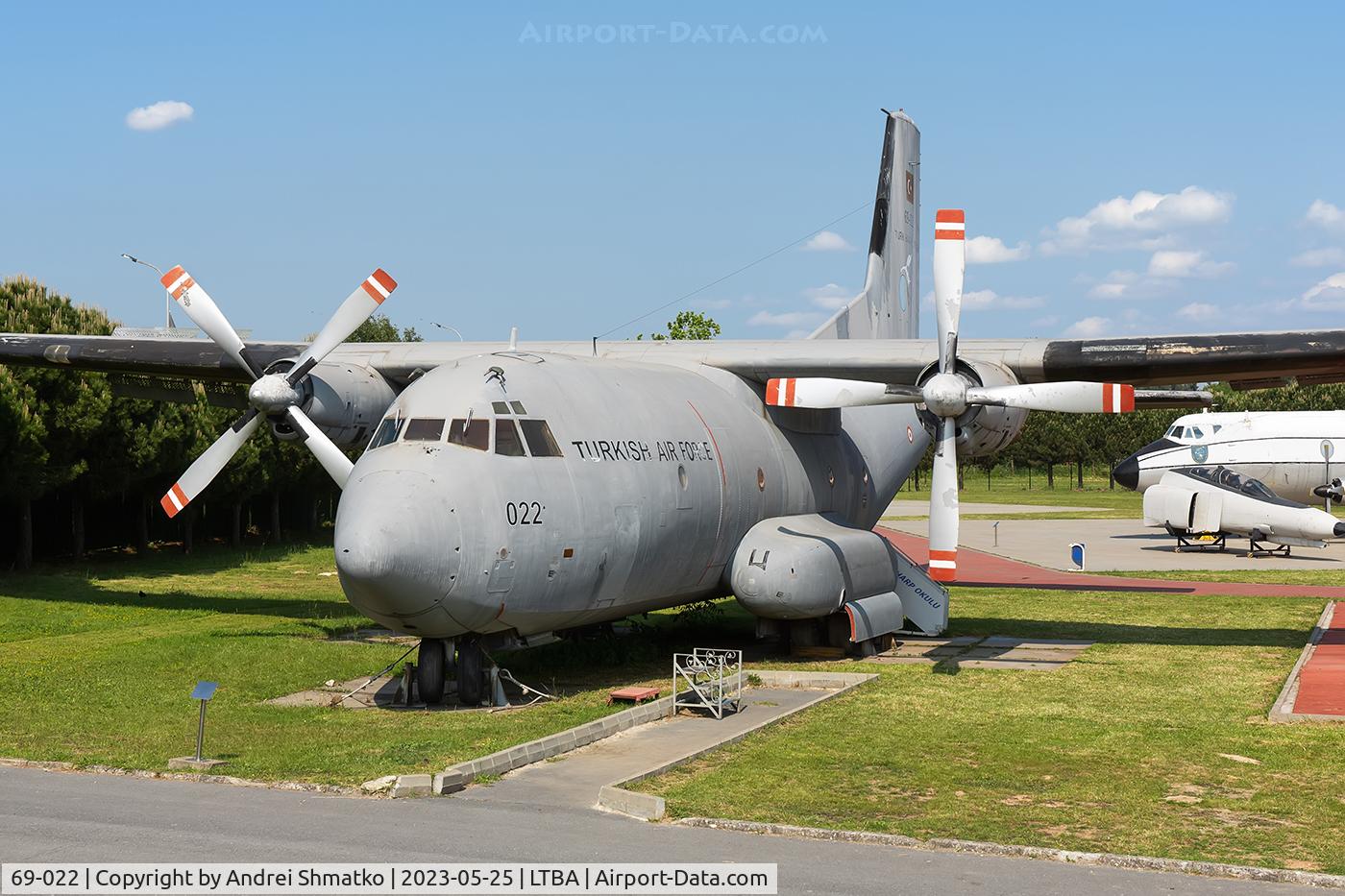 69-022, Transall C-160D C/N D22, Displayed at Istanbul aviation museum.