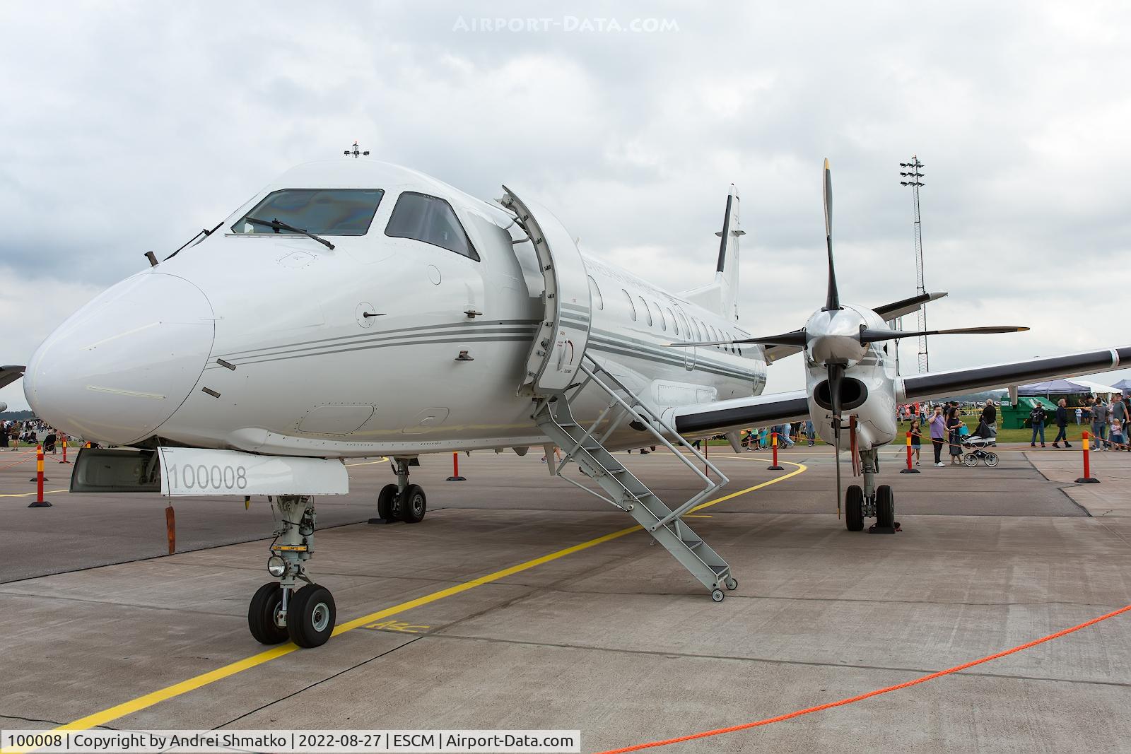 100008, 1995 Saab Tp100C (340BPlus) C/N 340B-367, Uppsala airshow.