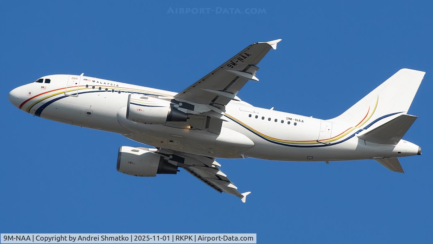 9M-NAA, 2006 Airbus ACJ319 (A319-115/CJ) C/N 2949, APEC 2025.