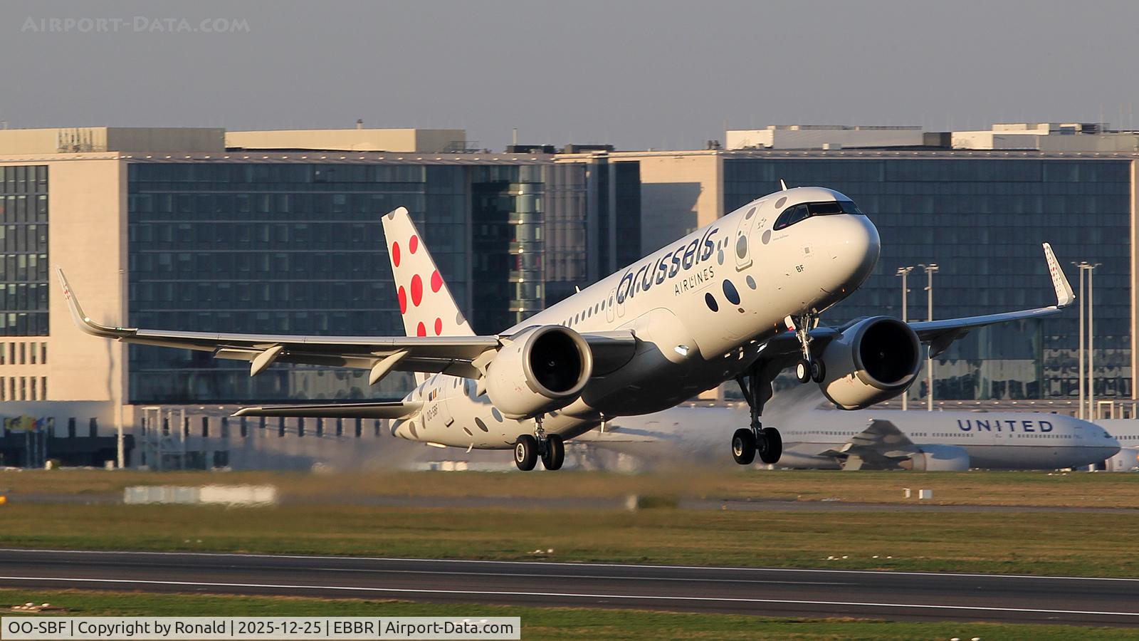 OO-SBF, 2025 Airbus A320-251N C/N 12834, at ebbr