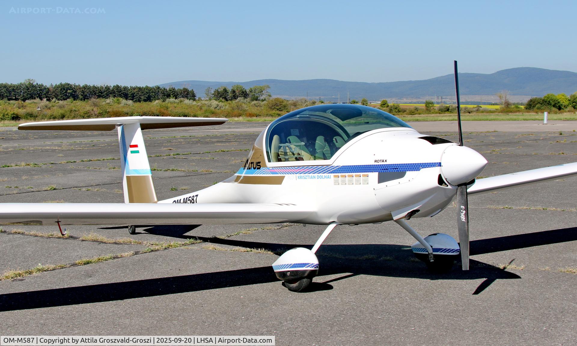 OM-M587, 2023 Altus Aero Altus C/N 002, LHSA - Szentkirályszabadja Airport, Hungary