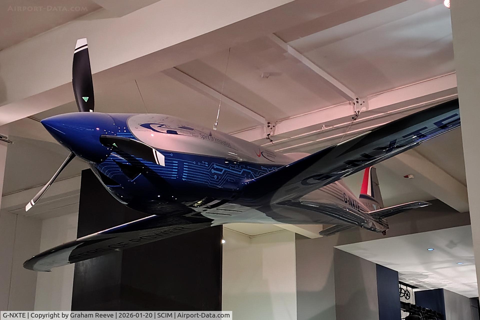 G-NXTE, 2020 Electroflight NXTE C/N 001, On display at the Science Museum London.